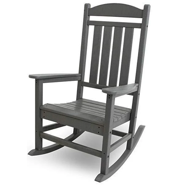 Polywood Presidential Rocker in Slate Grey