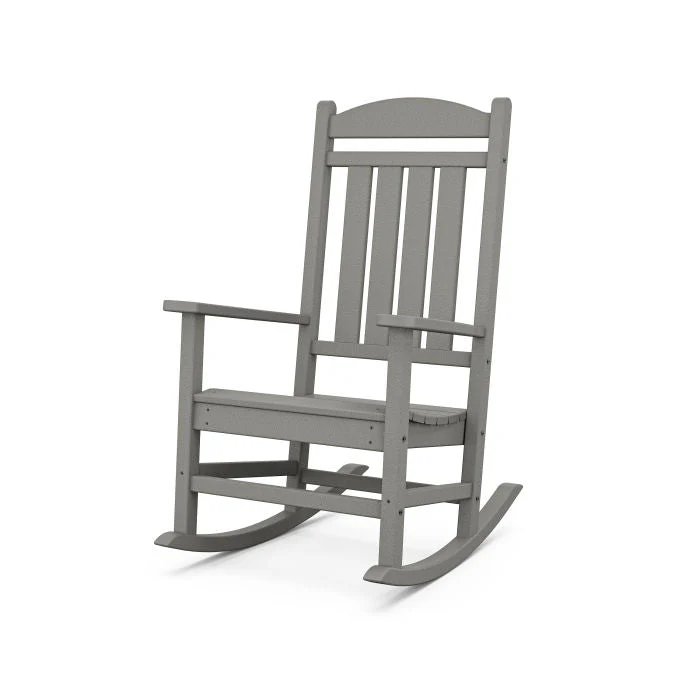 Polywood Presidential Rocker in Slate Grey - Image 2