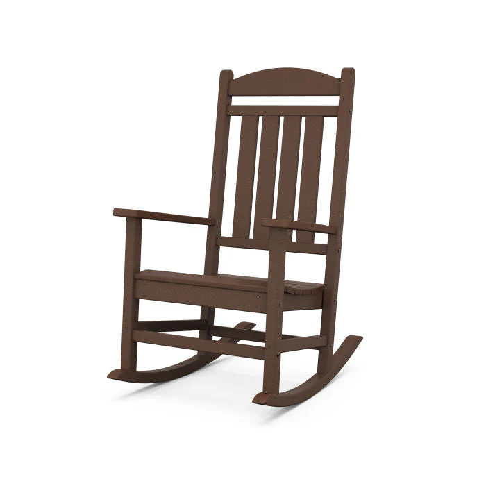 Polywood Presidential Rocking Chair in Mahogany - Image 2