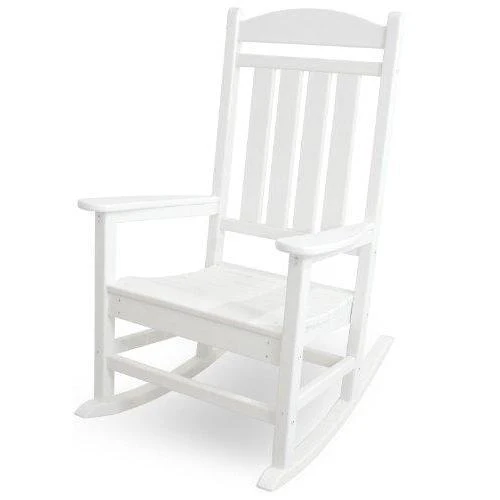 Polywood Presidential Rocker in White