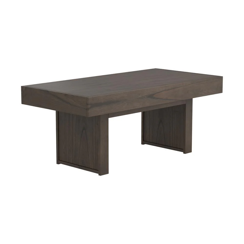 Rectangle Coffee Table With Hidden Storage - Brown - Image 2