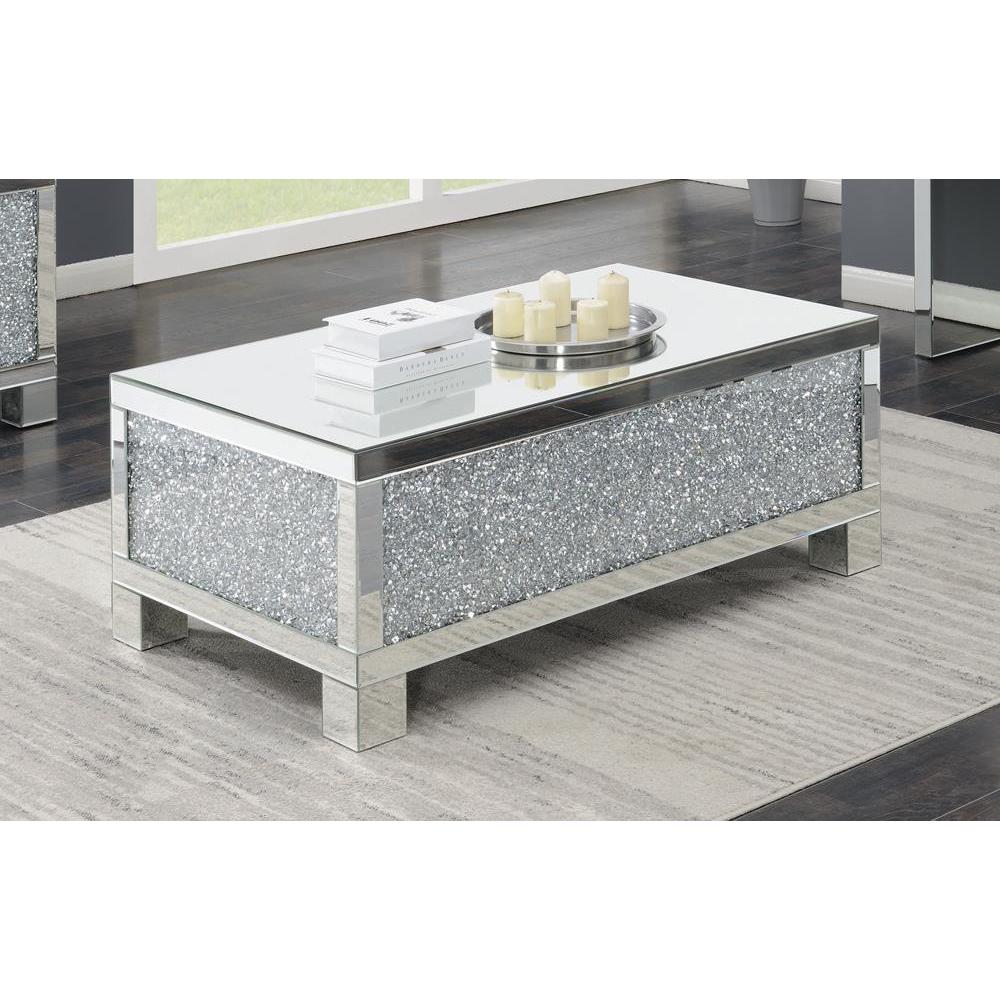 Rectangular Coffee Table - Pearl Silver