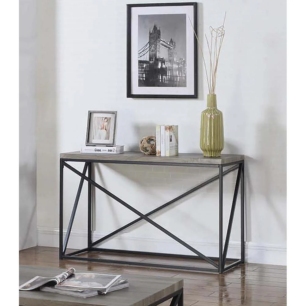 Rectangular Sofa Table - Black