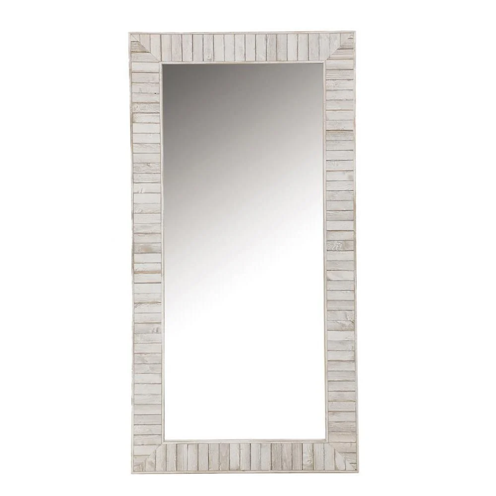 Rectangular Wall Mirror - Pearl Silver