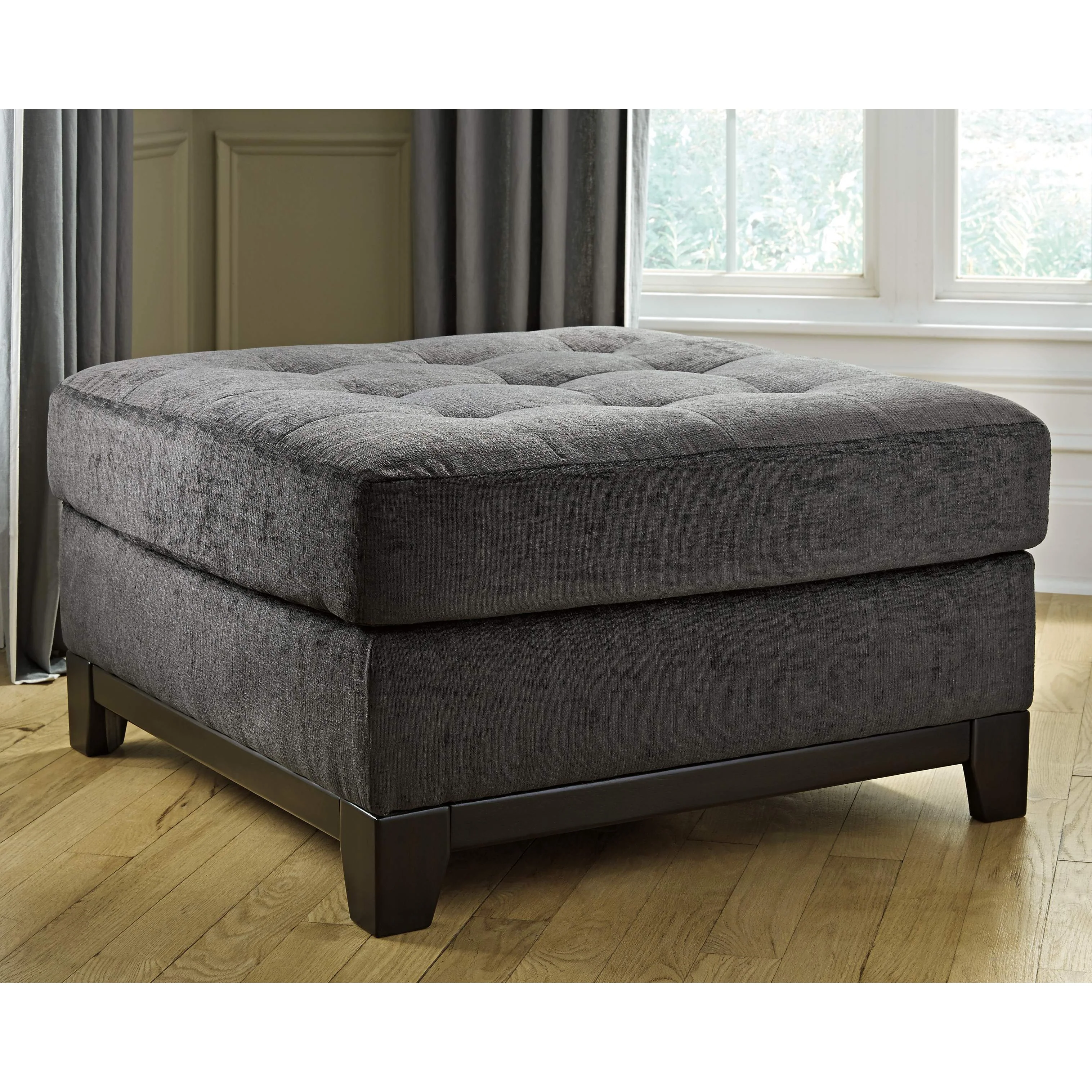 Reidshire - Steel - Oversized Accent Ottoman - Image 5