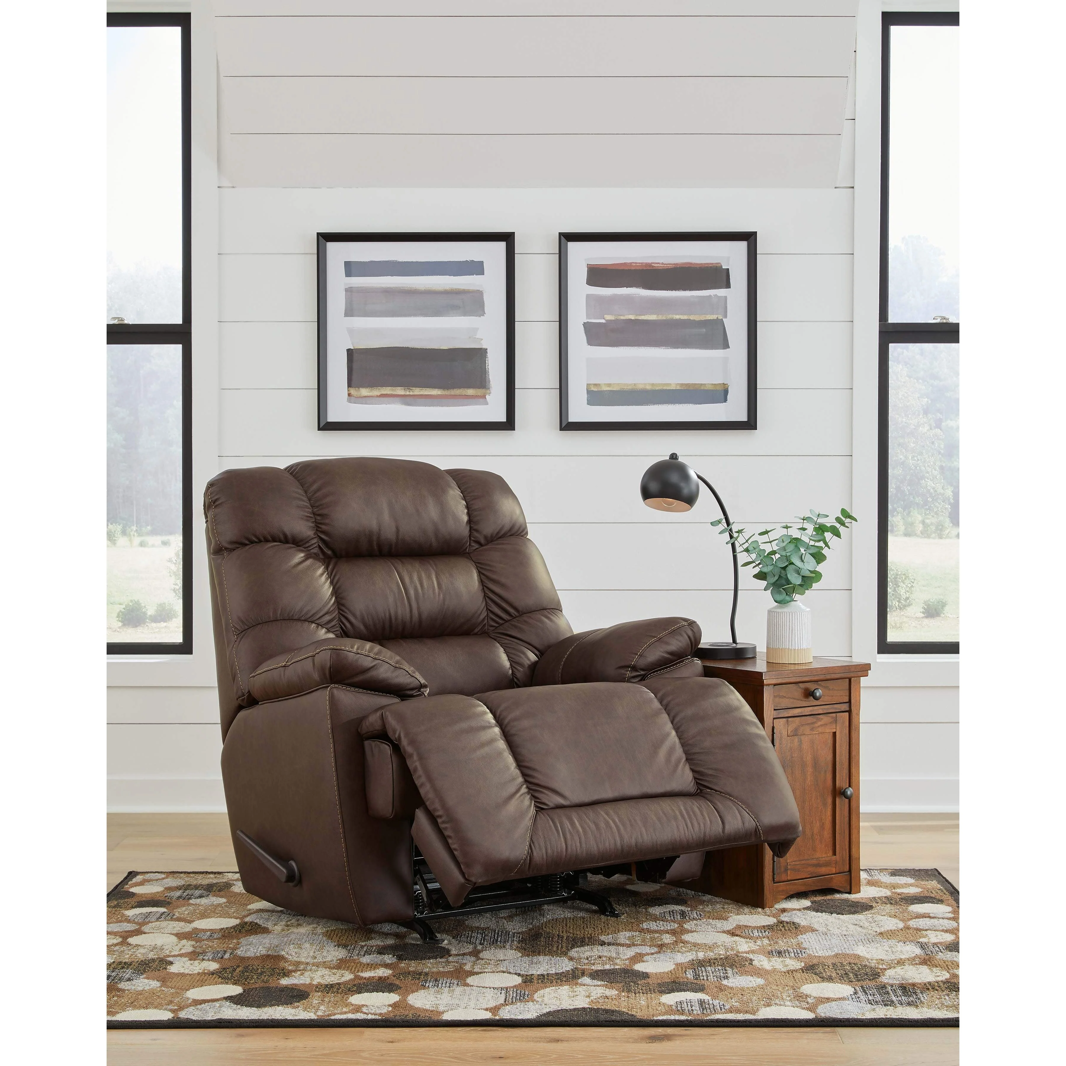 Renbuen - Umber - Rocker Recliner - Image 8