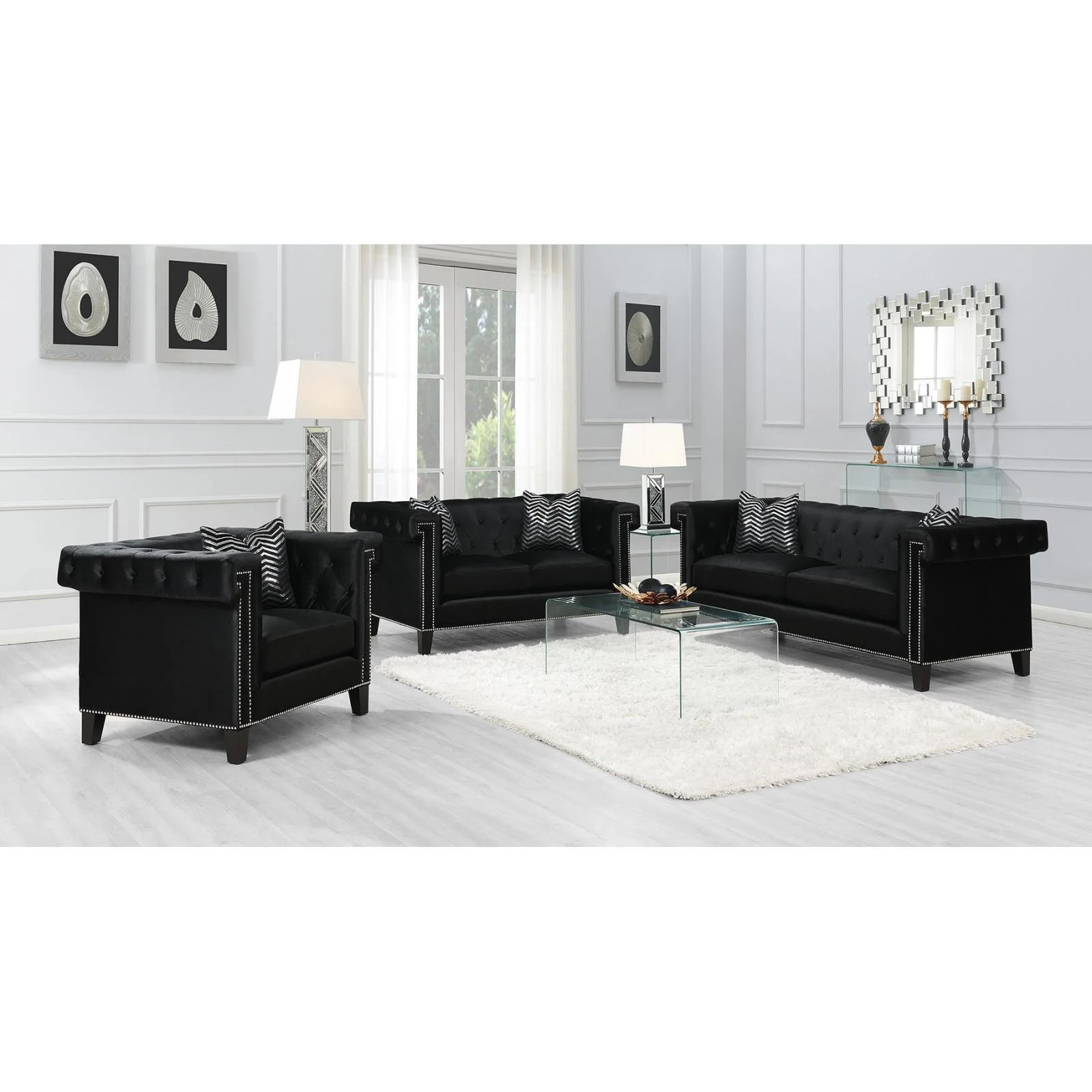 Reventlow - Sofa - Black