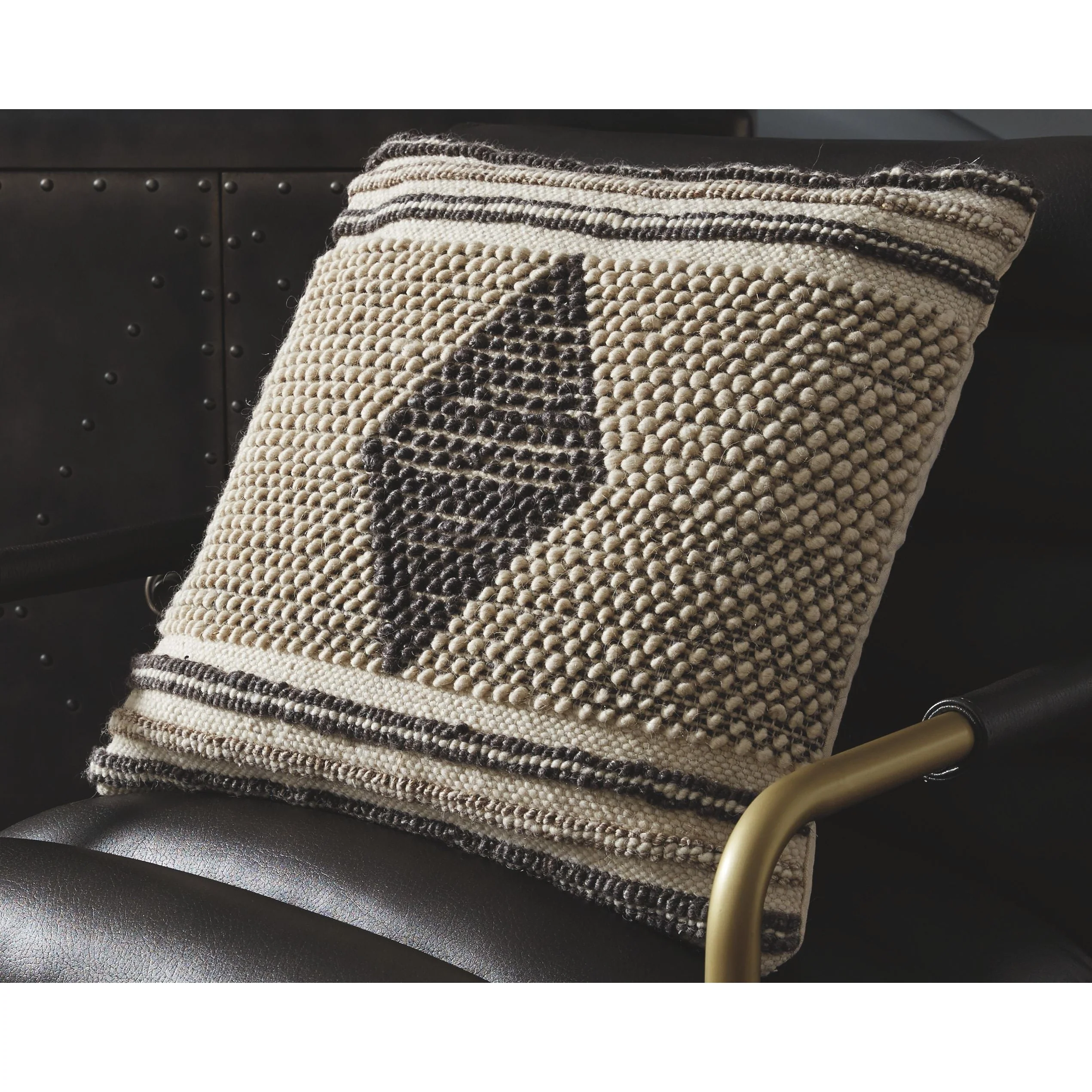 Ricker - Gray/cream - Pillow (4/cs) - Image 7