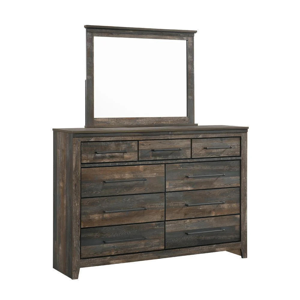 Ridgedale - 9-drawer Dresser - Weathered Dark Brown - Image 3