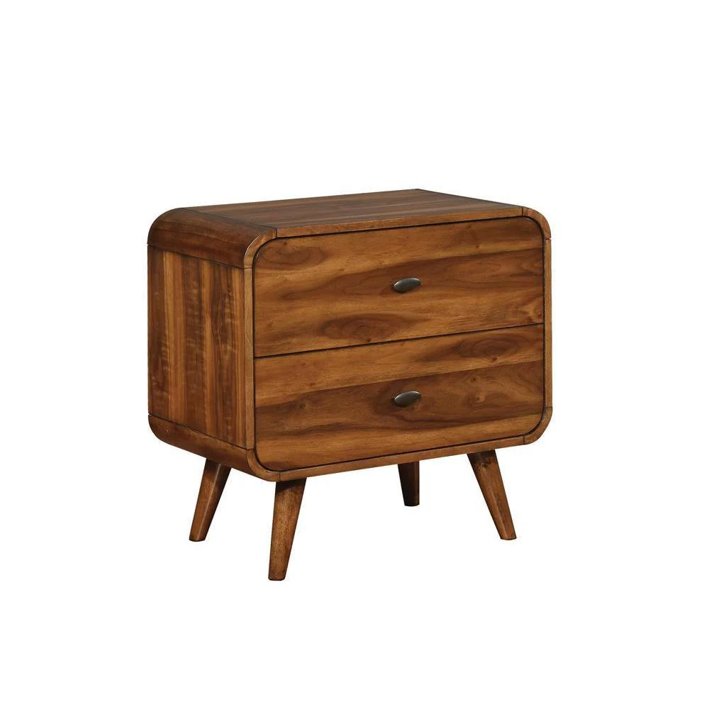Robyn - 2-drawer Nightstand - Brown - Image 2