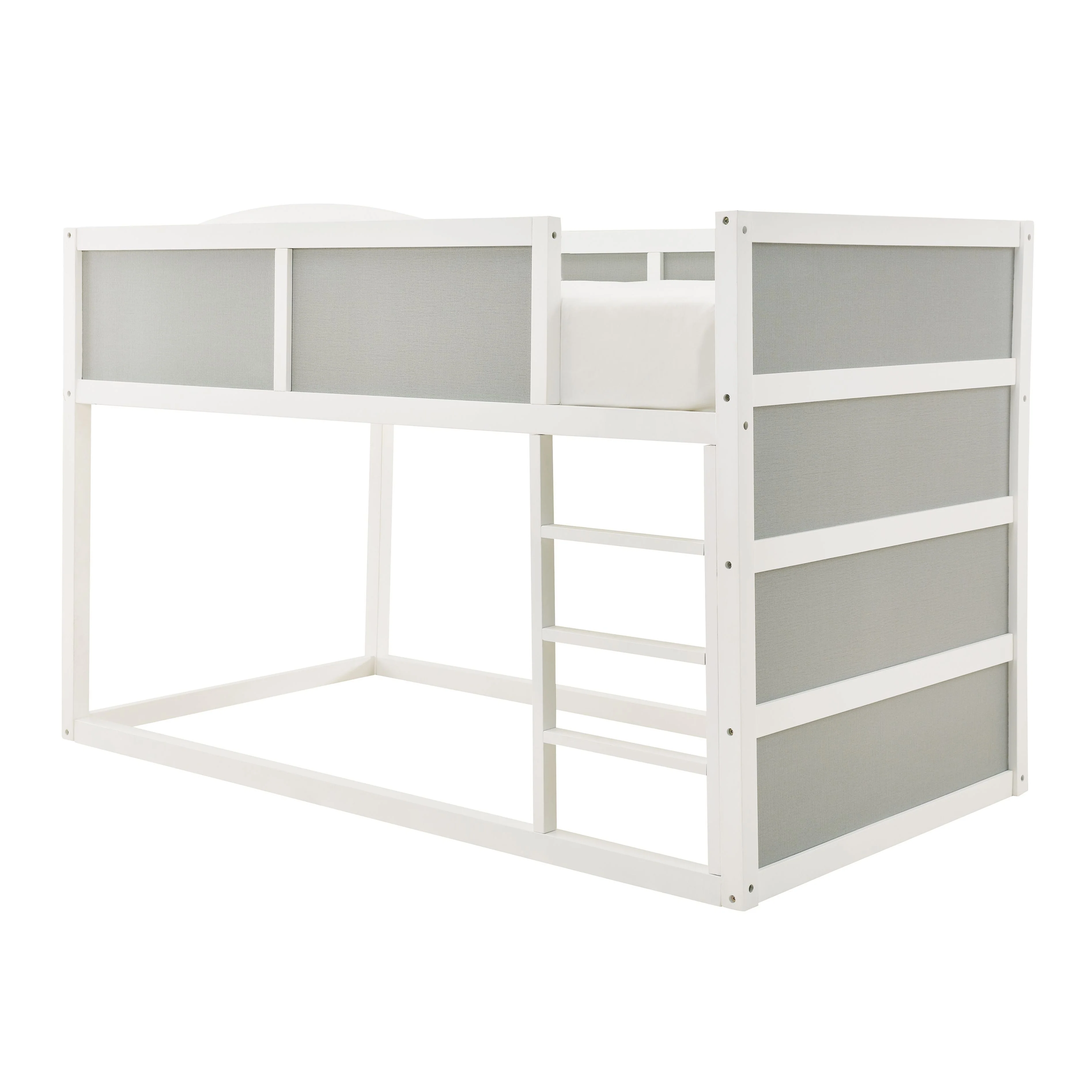 Romanton - White - Twin Loft Rails/ladder - Image 2