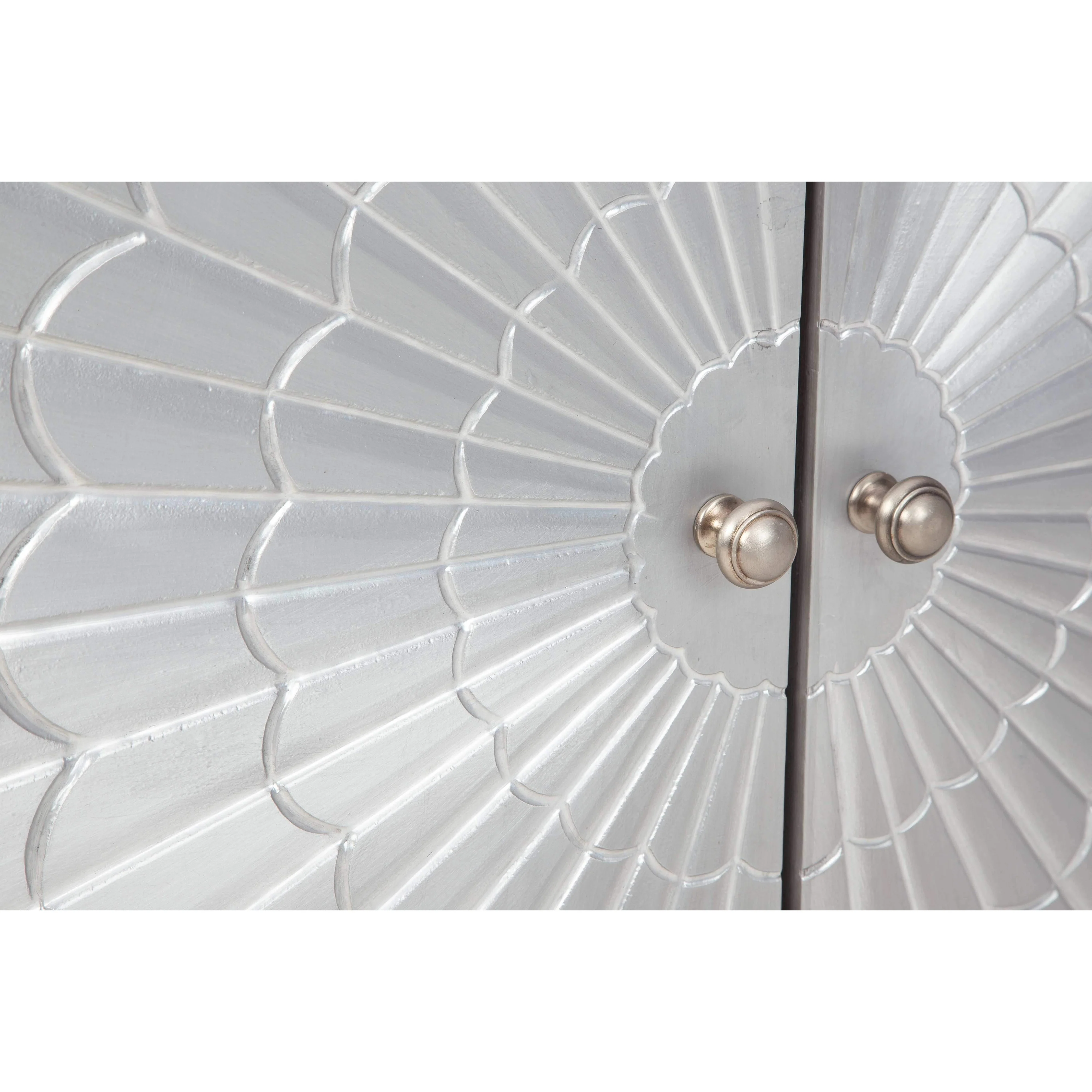 Ronlen - Brown/silver Finish - Accent Cabinet - Image 6