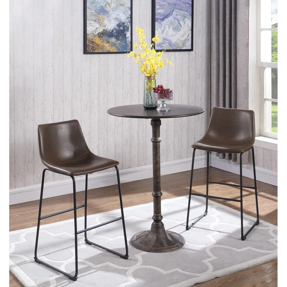 Round Bar Table - Brown - Image 18