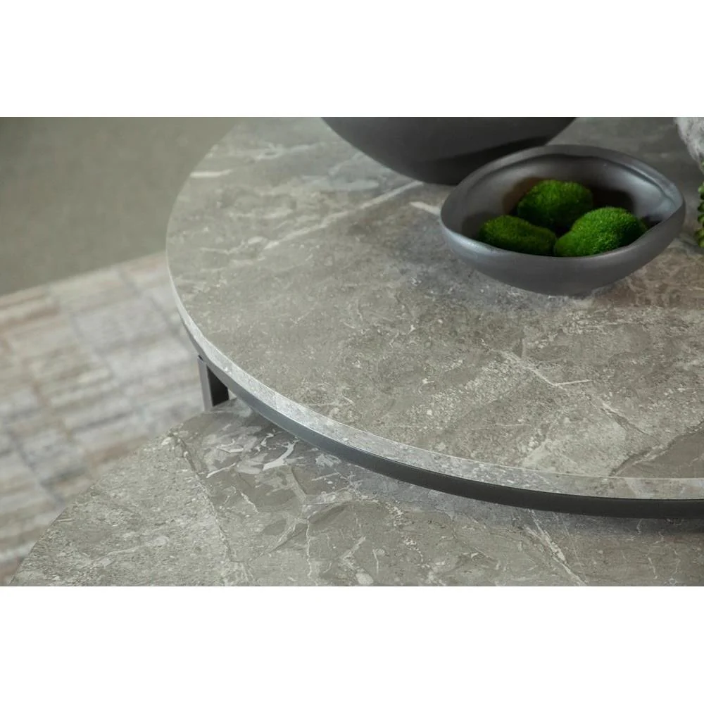 Round Table Set - Gray - Image 3