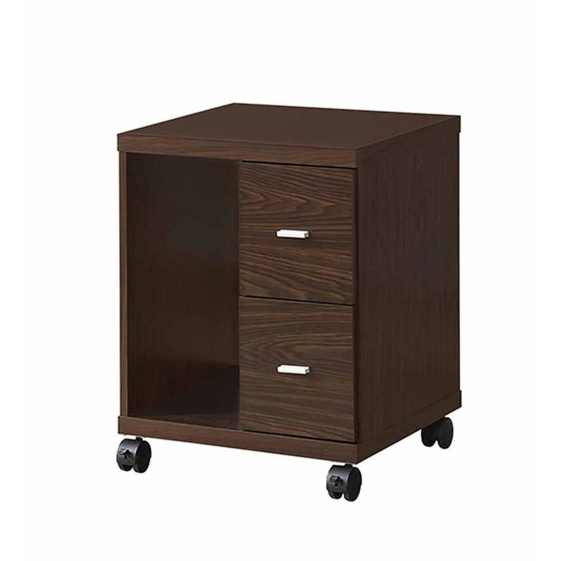 Russell 2-drawer Cpu Stand - Medium Oak