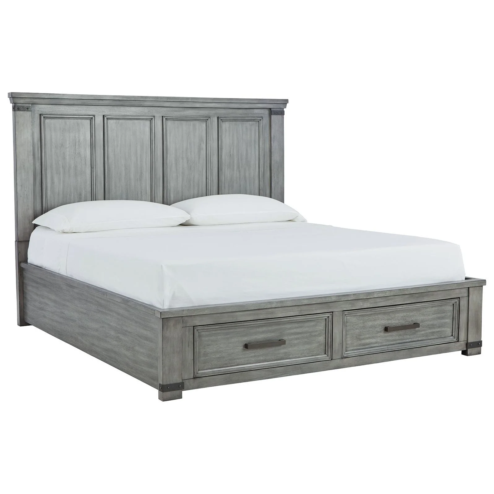 Russelyn - Gray - King/cal King Panel Headboard