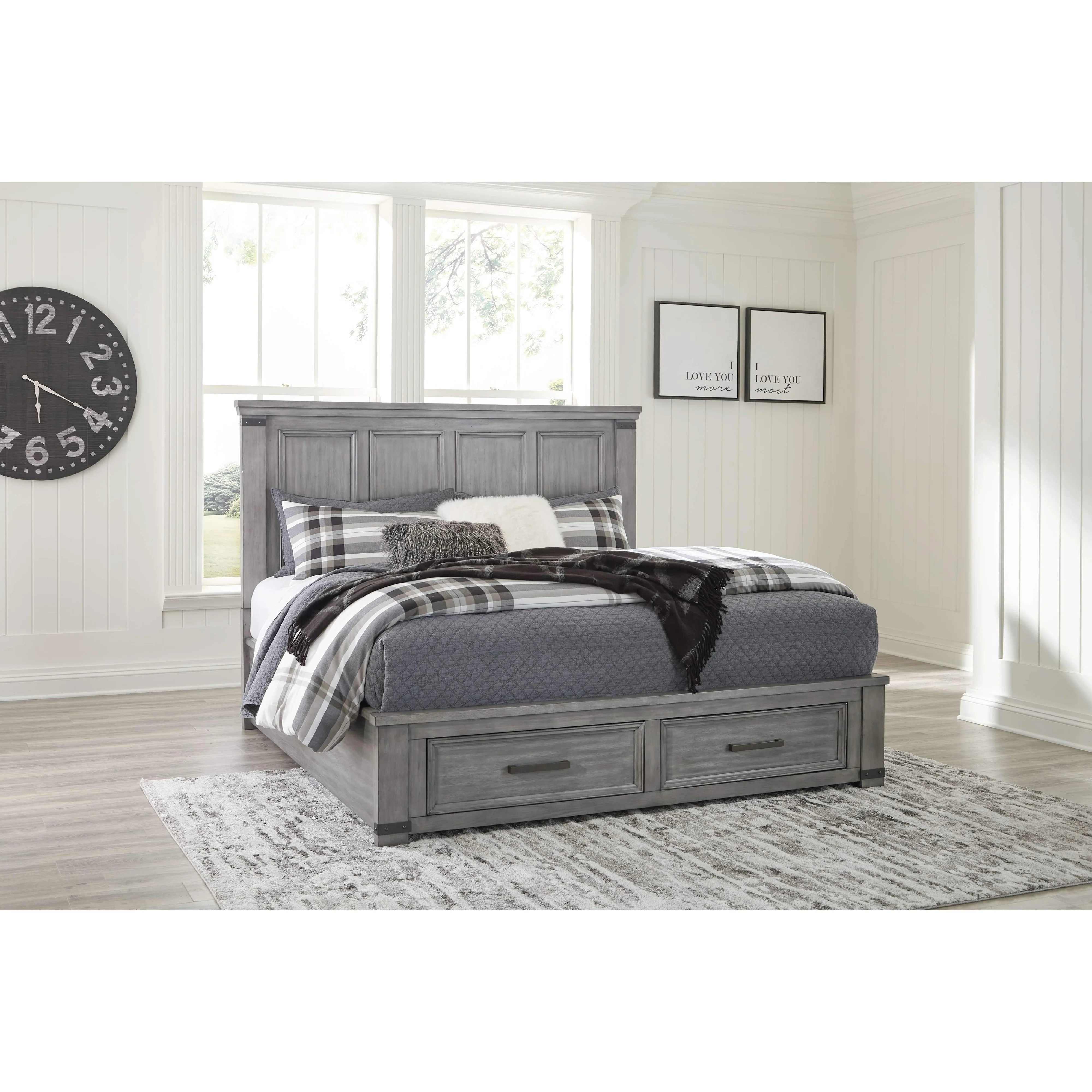 Russelyn - Gray - King Storage Bed - Image 10