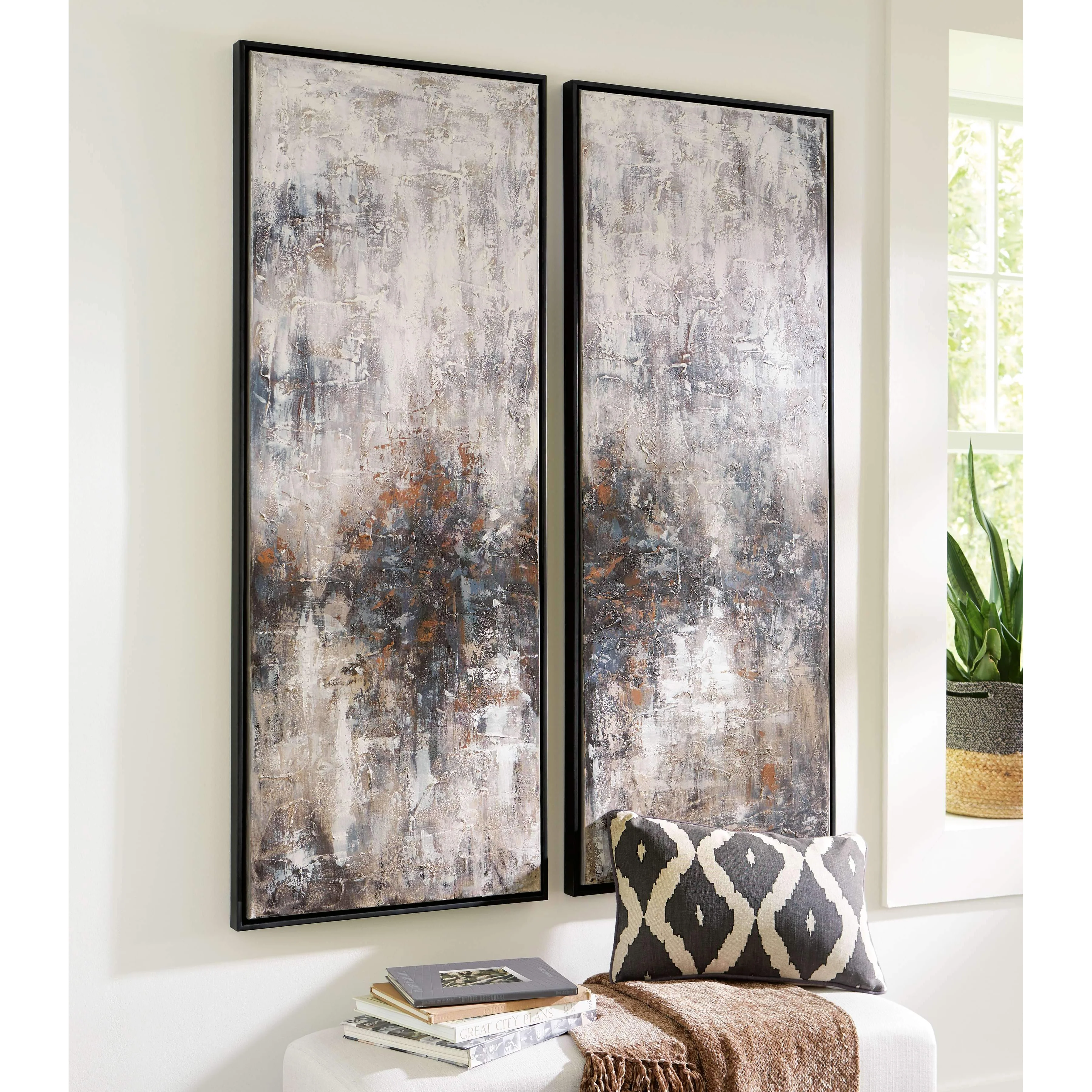 Sahriana - Brown / Beige - Wall Art Set (2/cn) - Image 14
