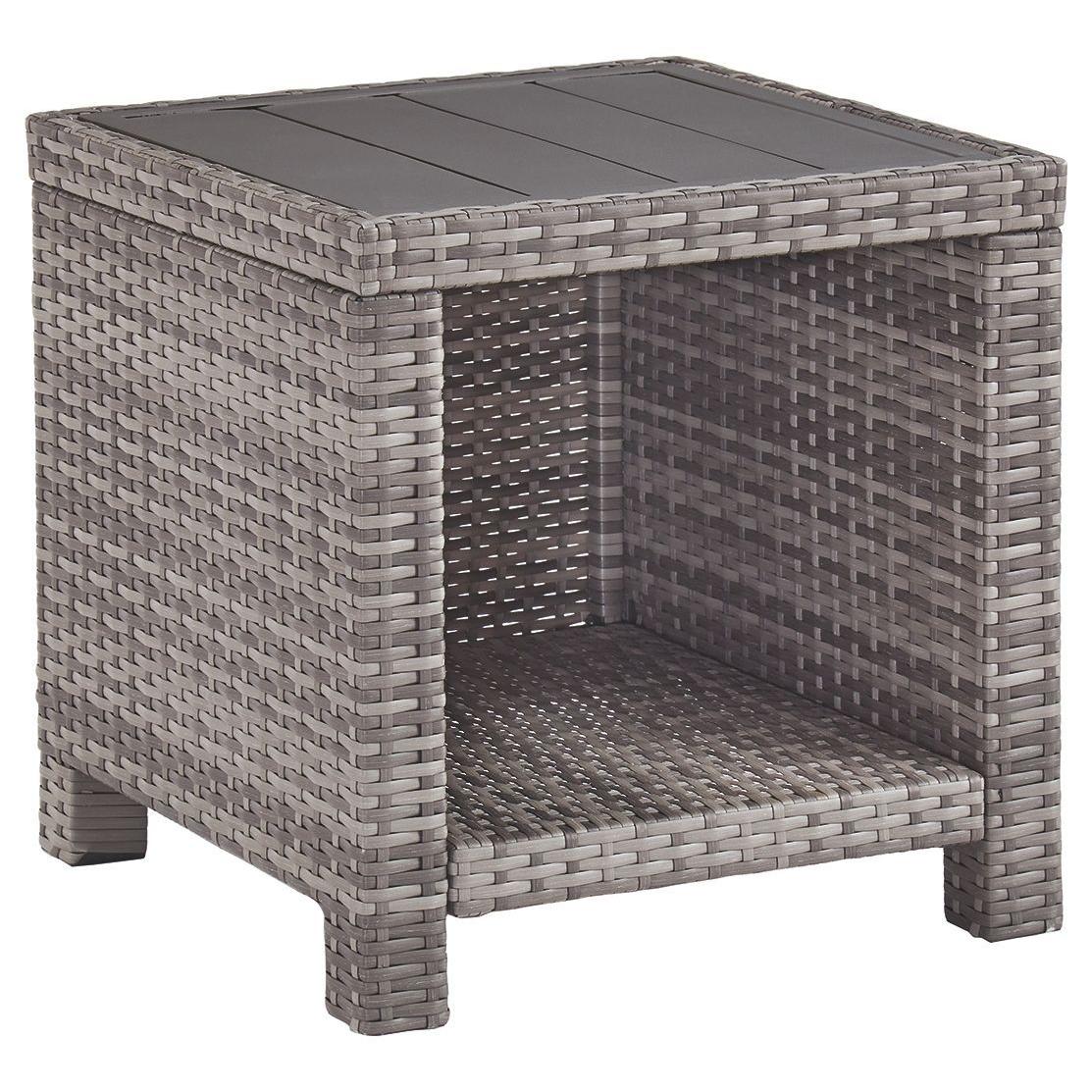 Salem - Gray - Square End Table