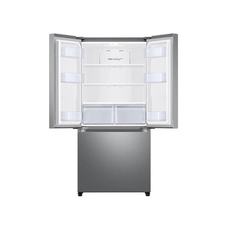 Samsung 18 cu. ft. Smart Counter Depth 3-Door French Door Refrigerator in Stainless Steel - Image 2
