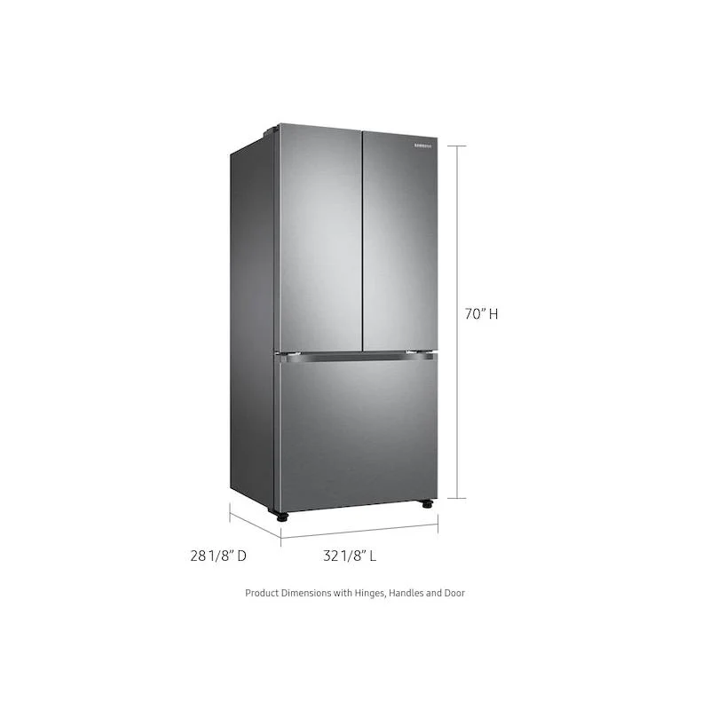 Samsung 18 cu. ft. Smart Counter Depth 3-Door French Door Refrigerator in Stainless Steel - Image 6