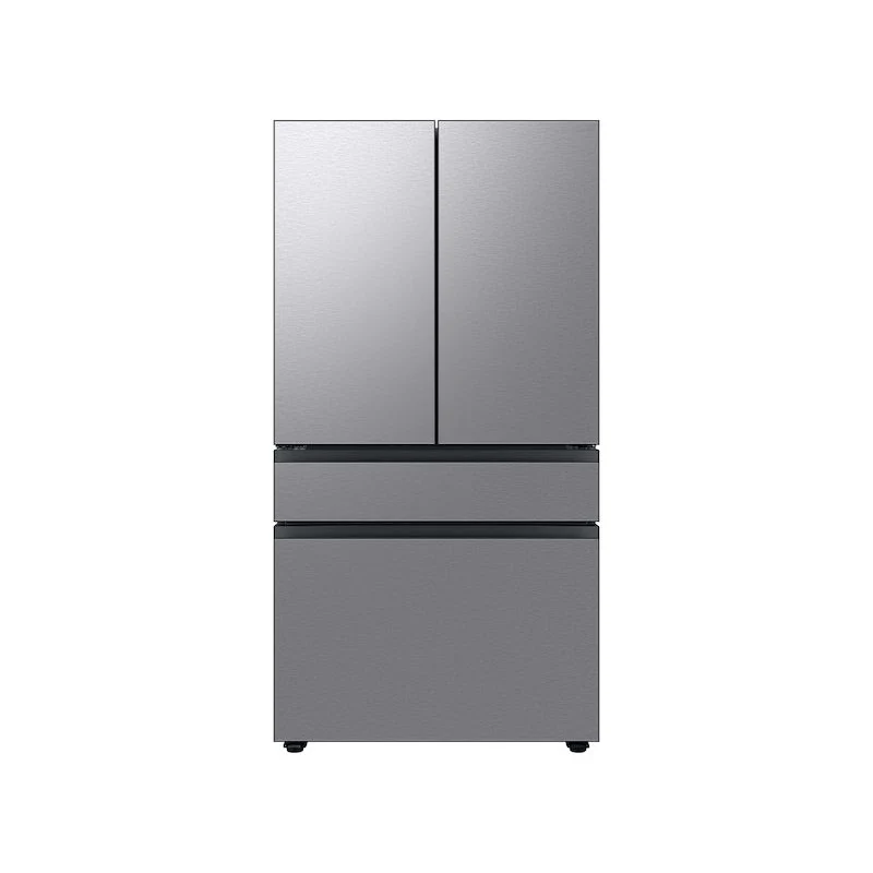Samsung Bespoke 4 Door French Door Refrigerator with Beverage Center in Stainless Steel