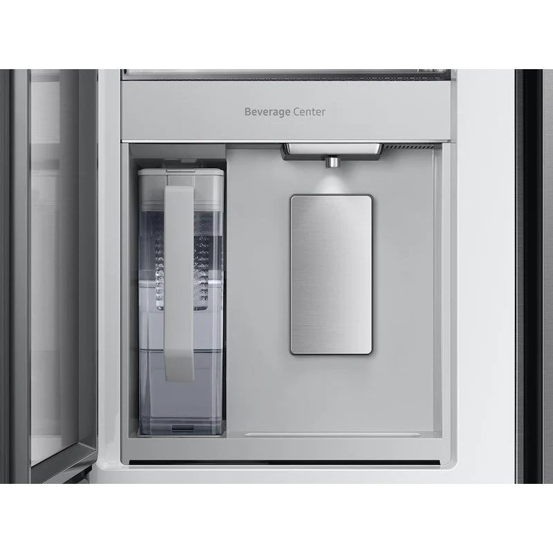 Samsung Bespoke 4 Door French Door Refrigerator with Beverage Center in Stainless Steel - Image 4