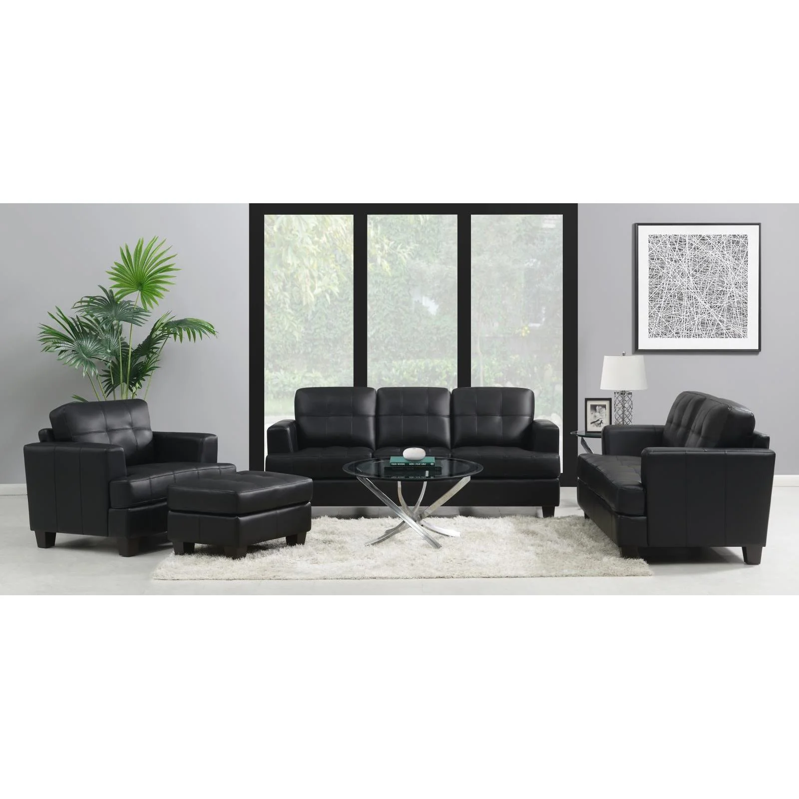 Samuel - Sofa - Black