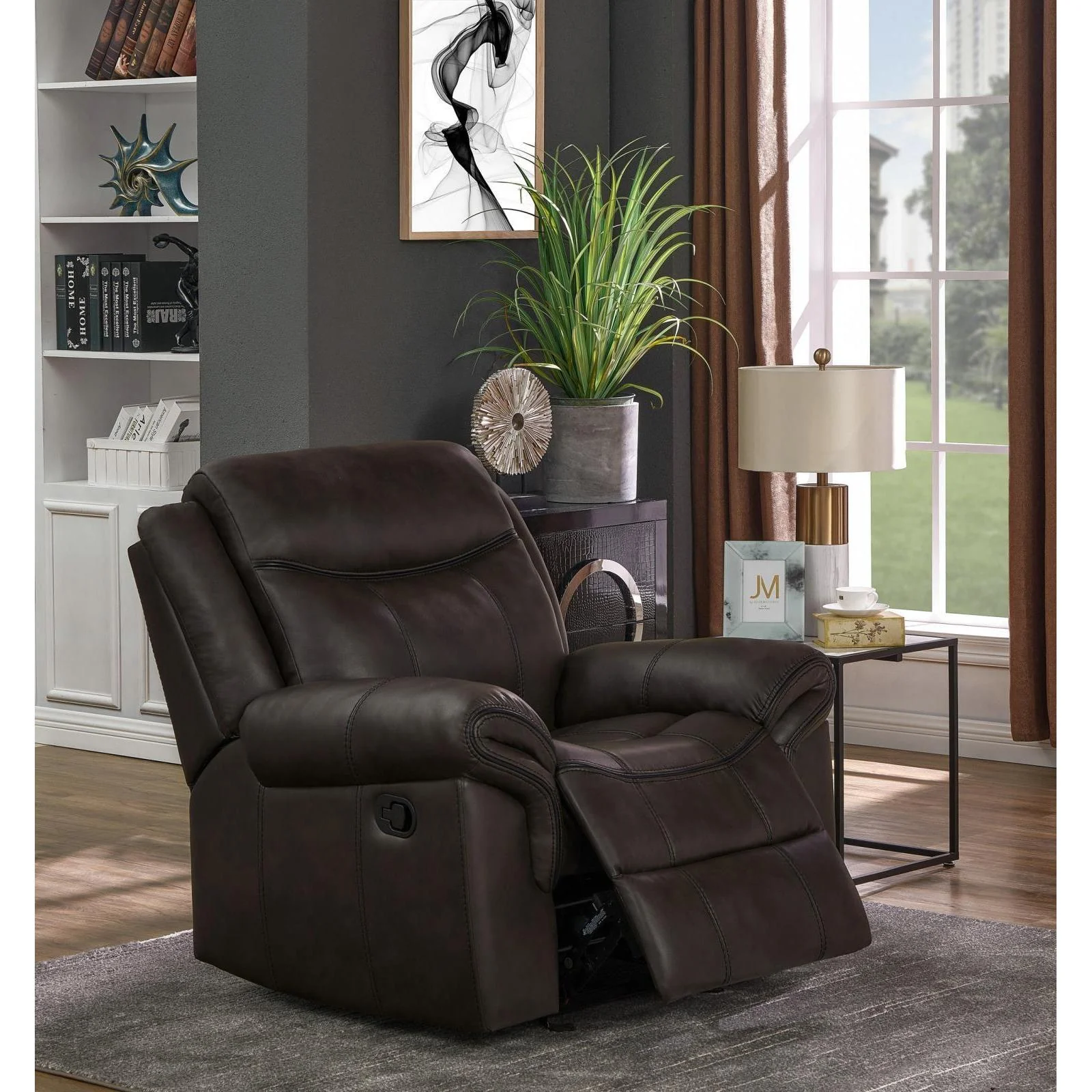 Sawyer Motion Collection - Glider Recliner - Cocoa - Image 2