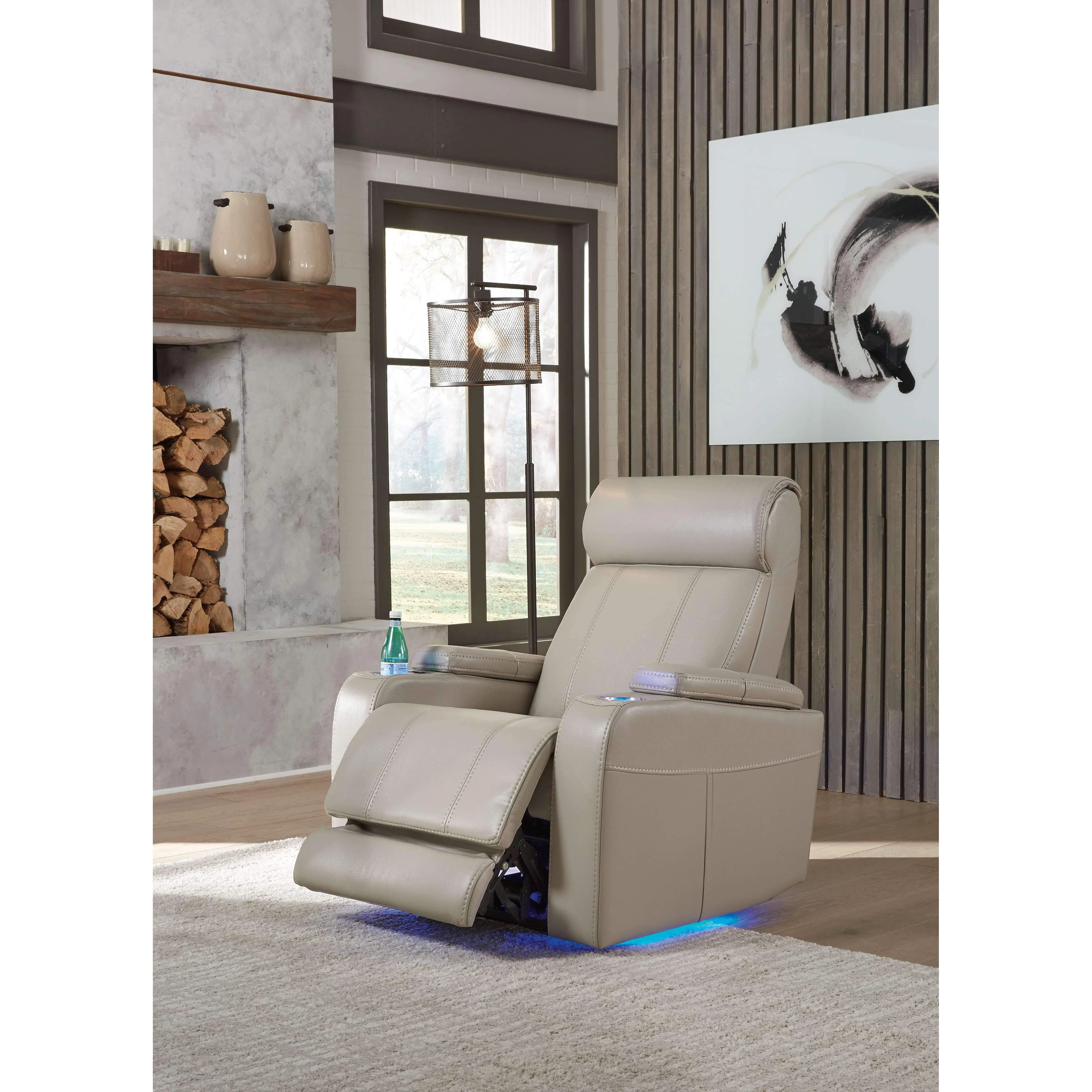Screen Time - Stone - Power Recliner - Image 16
