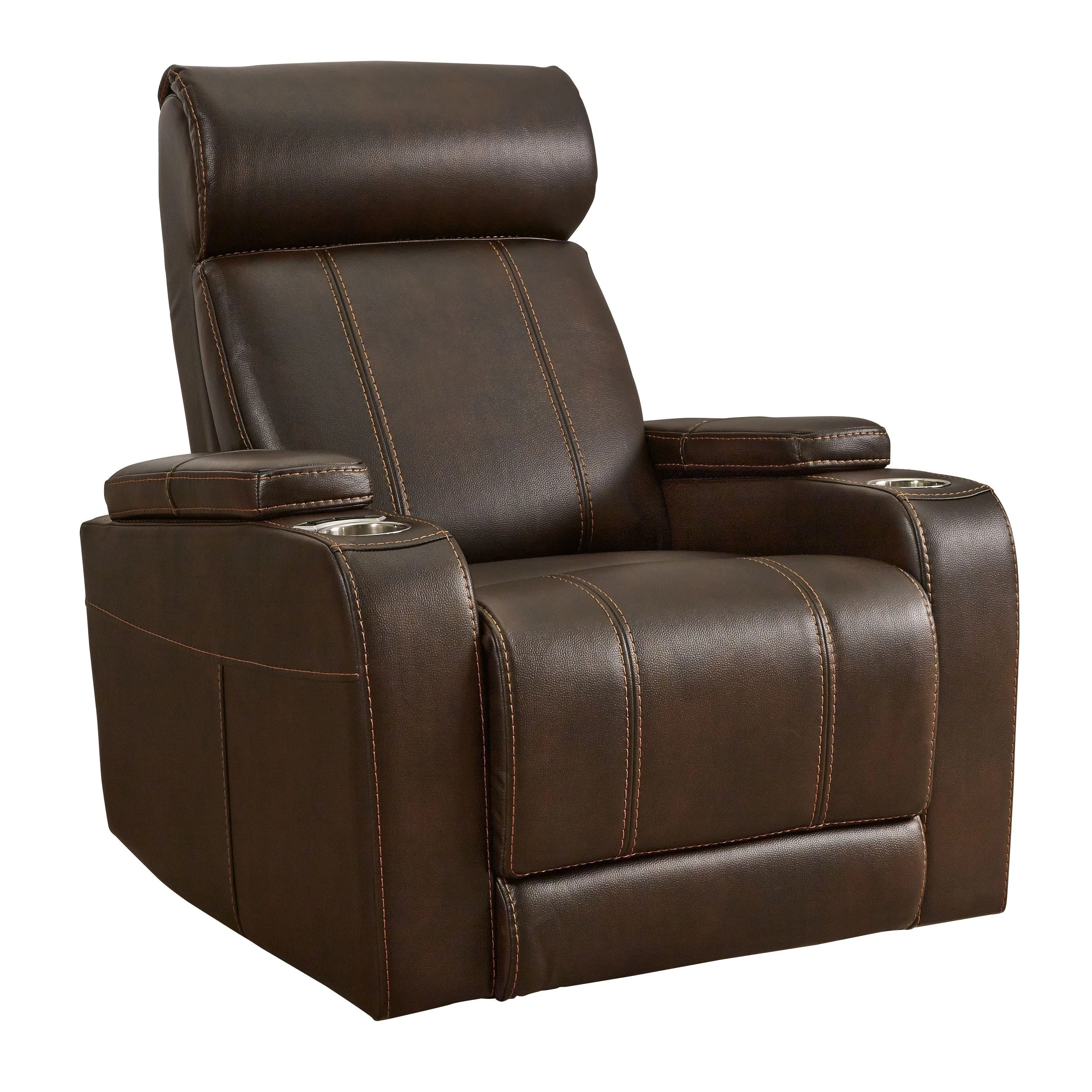 Screen Time - Walnut - Power Recliner - Image 27