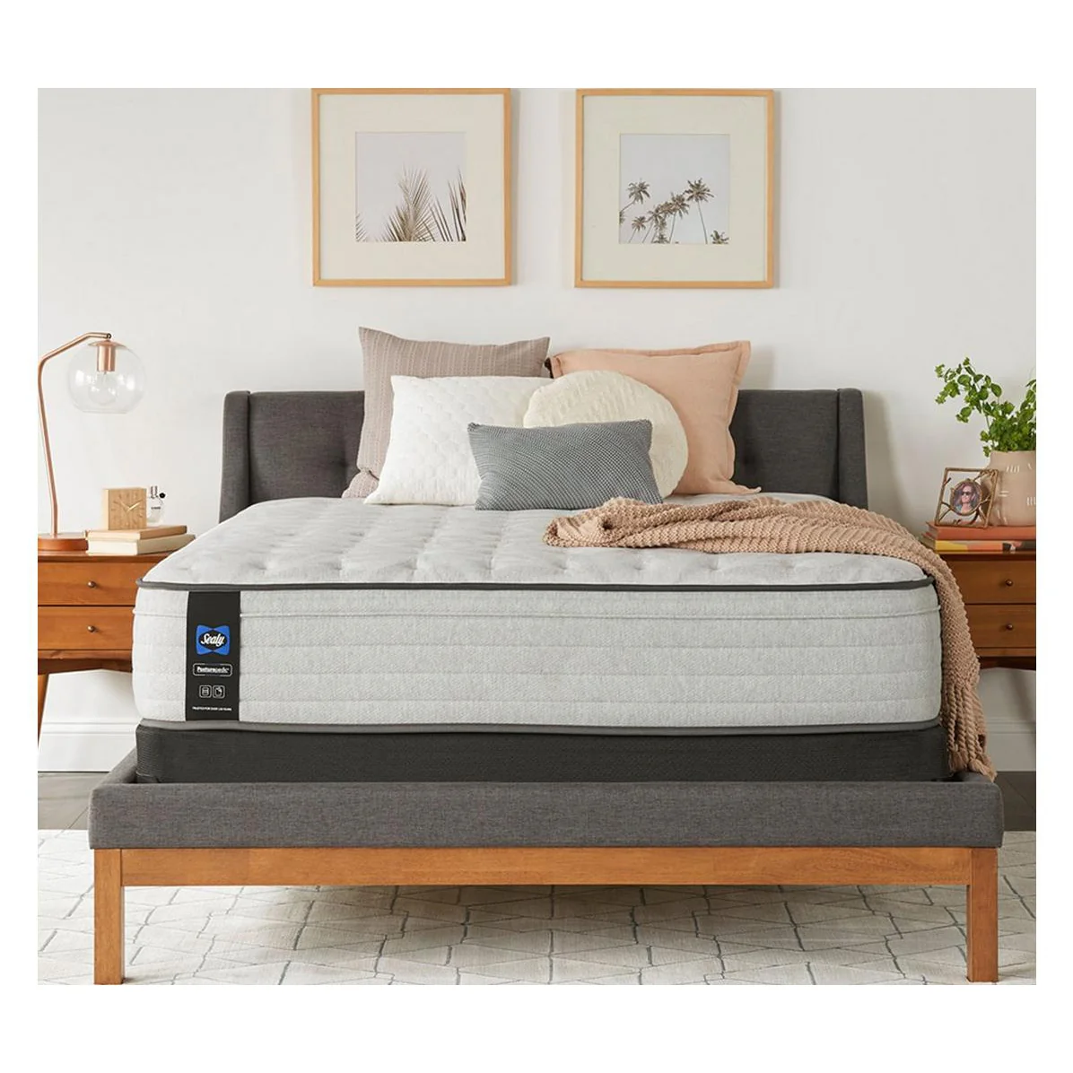 Sealy Summer Rose Queen 13" Firm Faux Euro Top Mattress