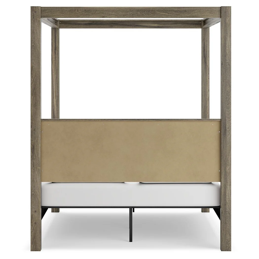 Shallifer - Brown - Queen Canopy Bed - Image 6