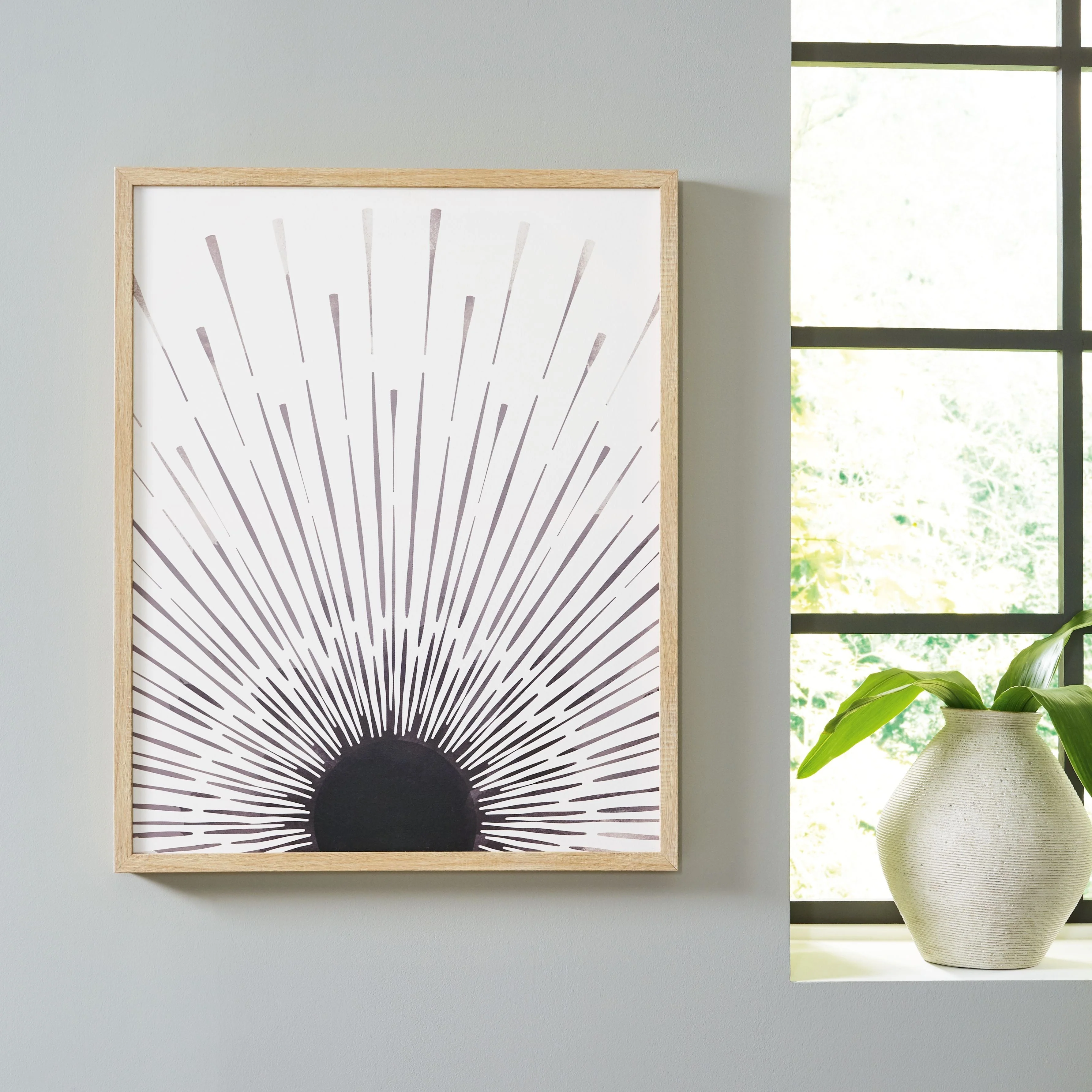 Shaydunn - Black/white - Wall Art - Sun - Image 2