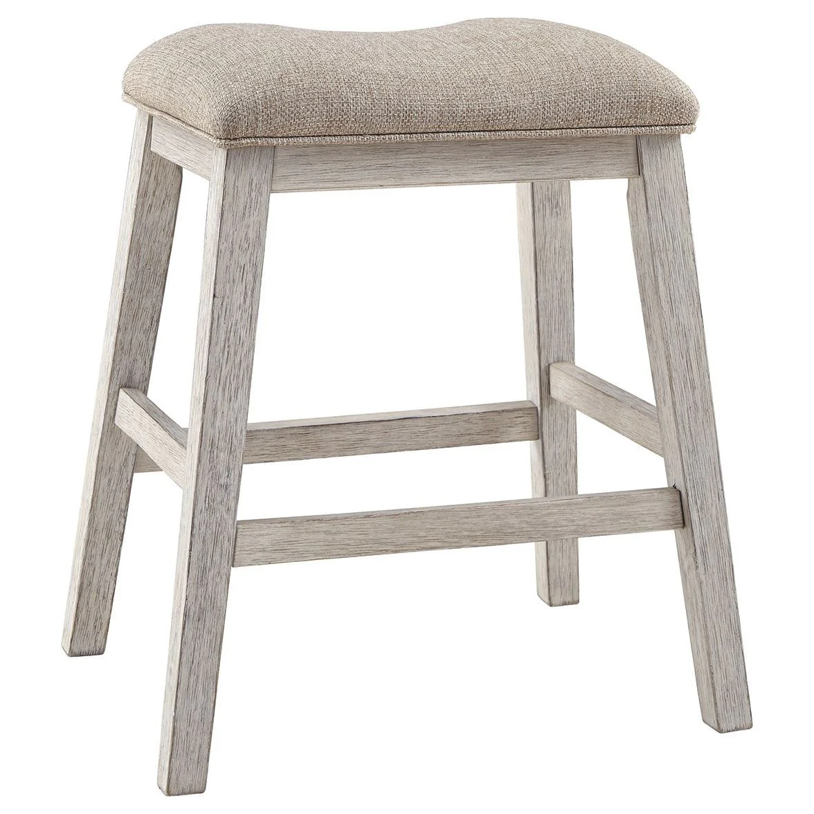 Skempton - White - Counter Height Bar Stool (set Of 2)