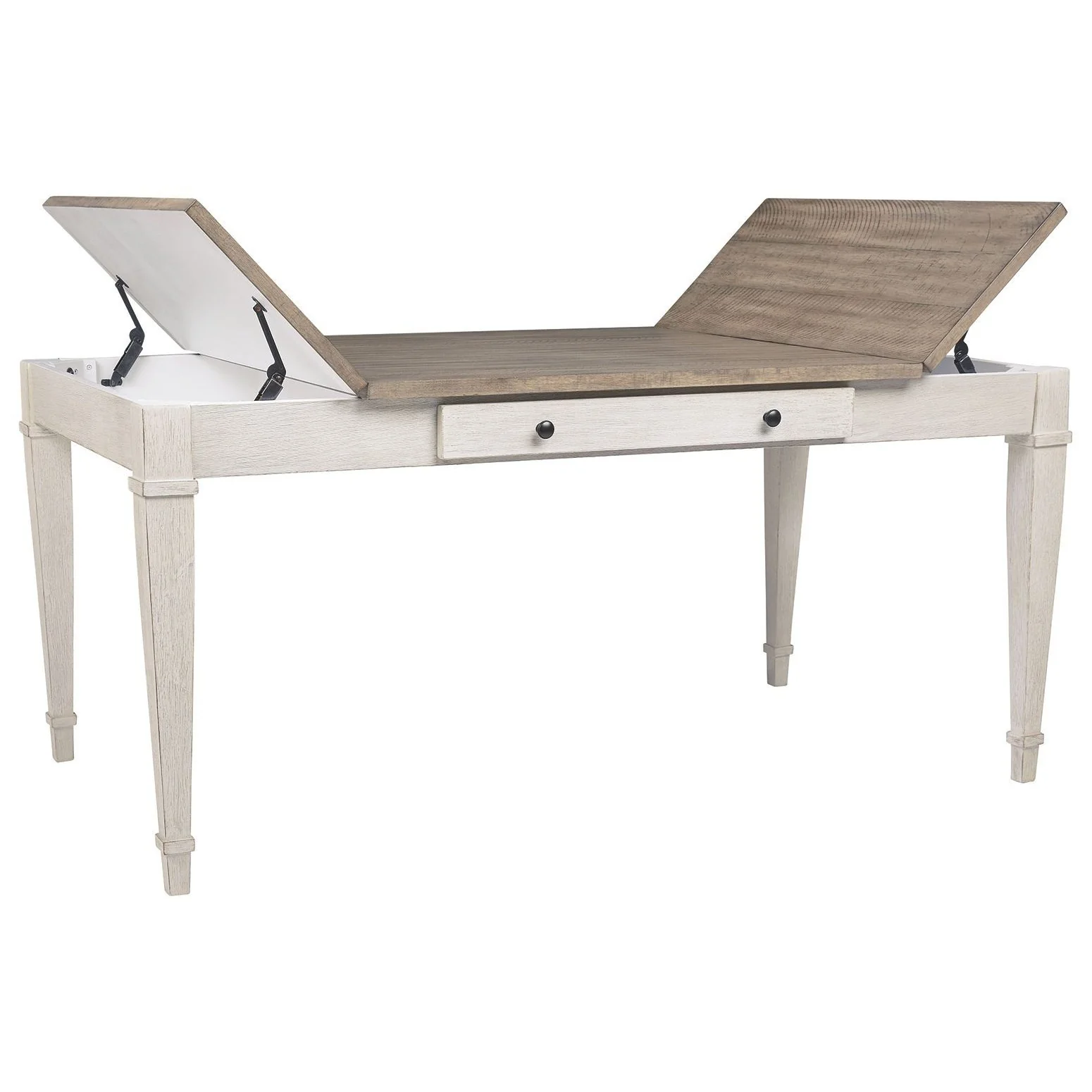 Skempton - White - Rect Drm Table W/storage - Image 14