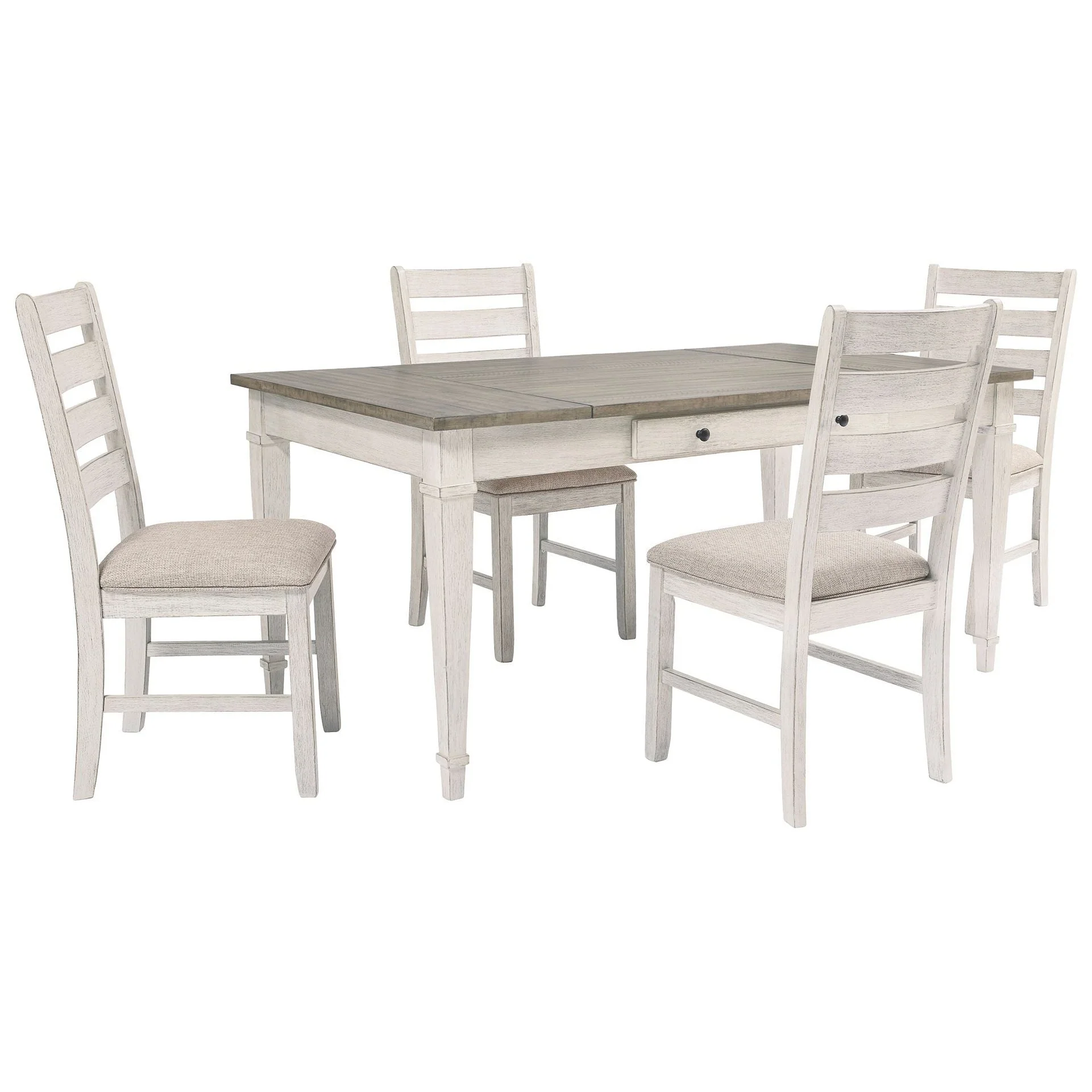 Skempton - White - Rect Drm Table W/storage - Image 6