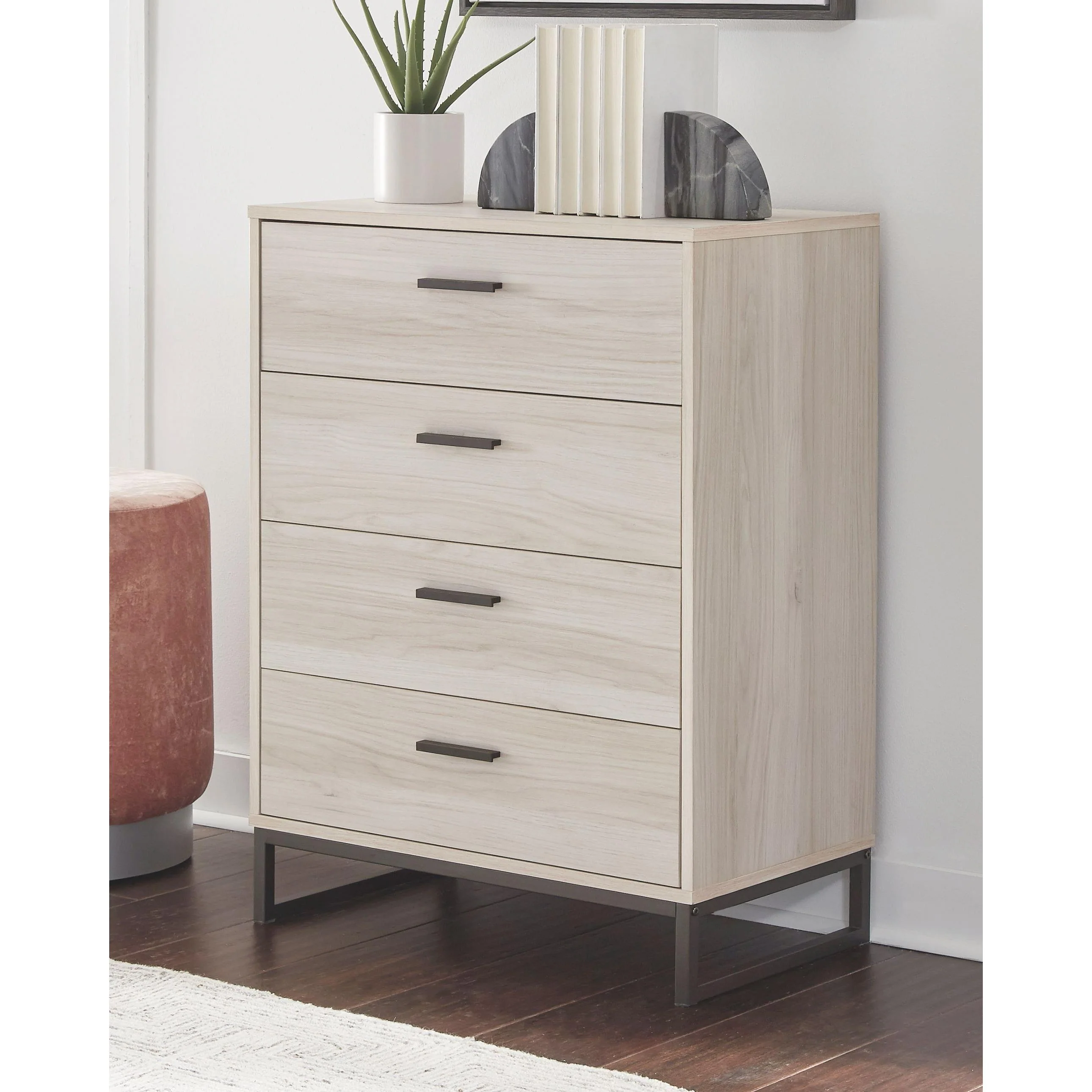 Socalle - Light Natural - Four Drawer Chest - Image 2