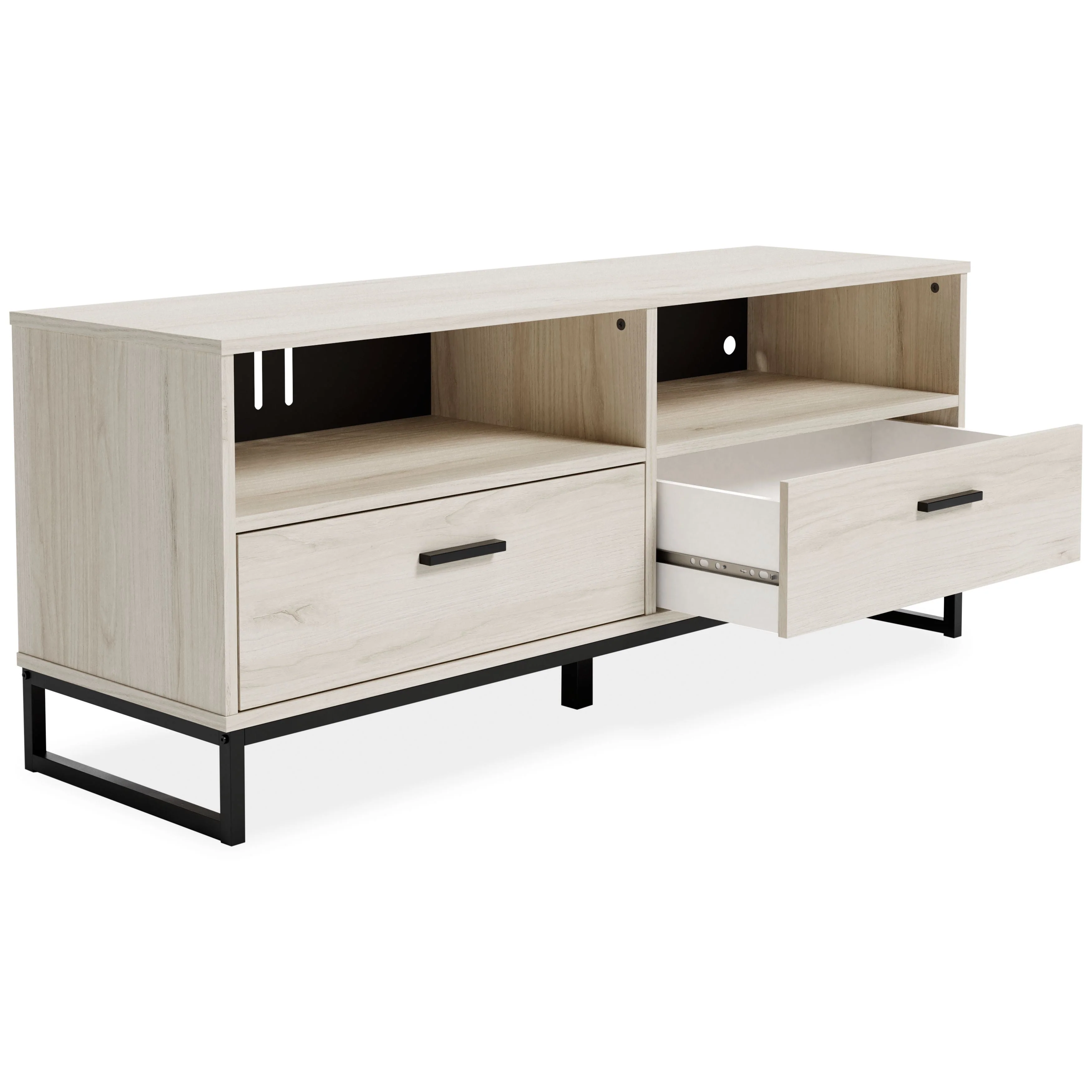 Socalle - Light Natural - Medium Tv Stand - Vinyl-wrapped - Image 2
