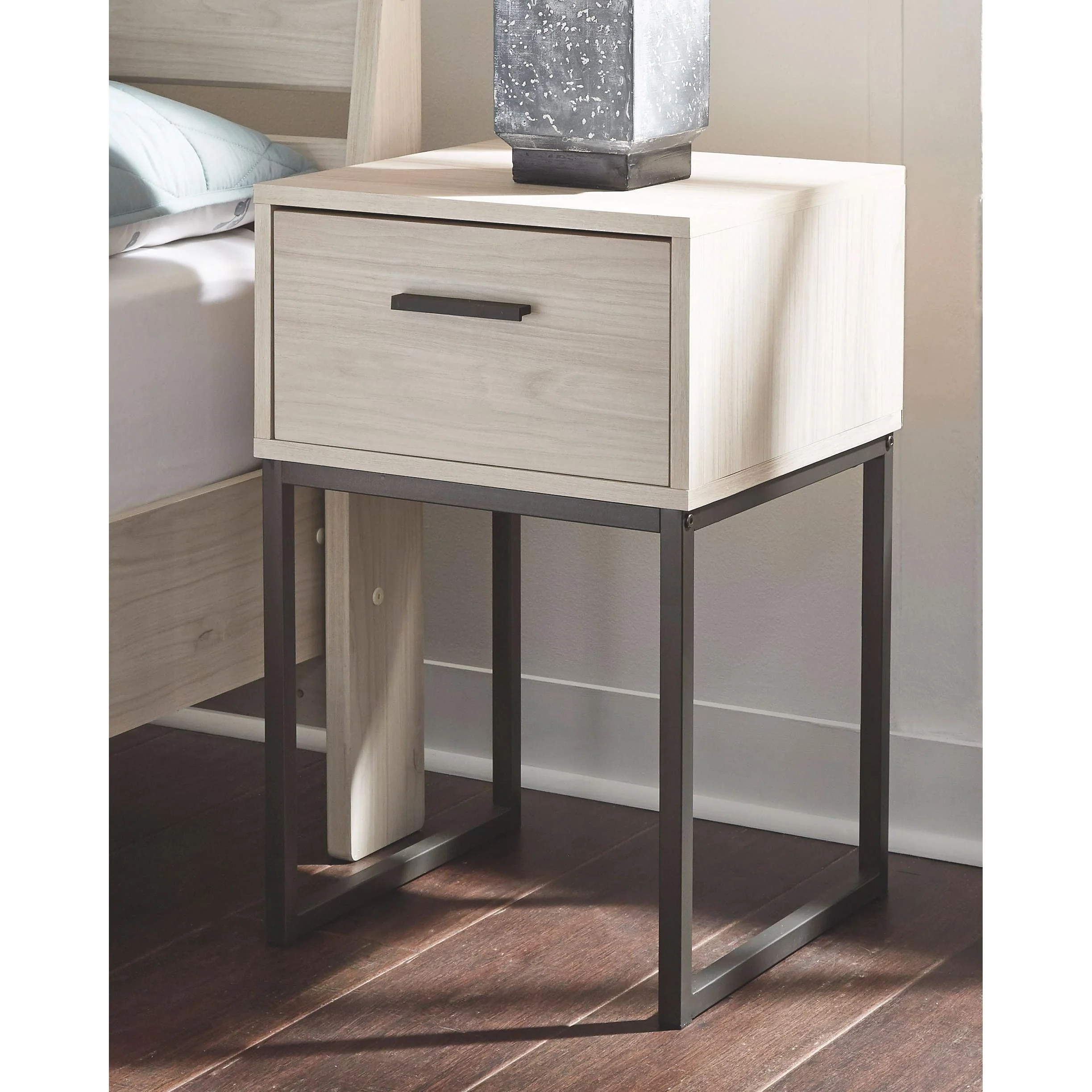 Socalle - Light Natural - One Drawer Night Stand - Image 8