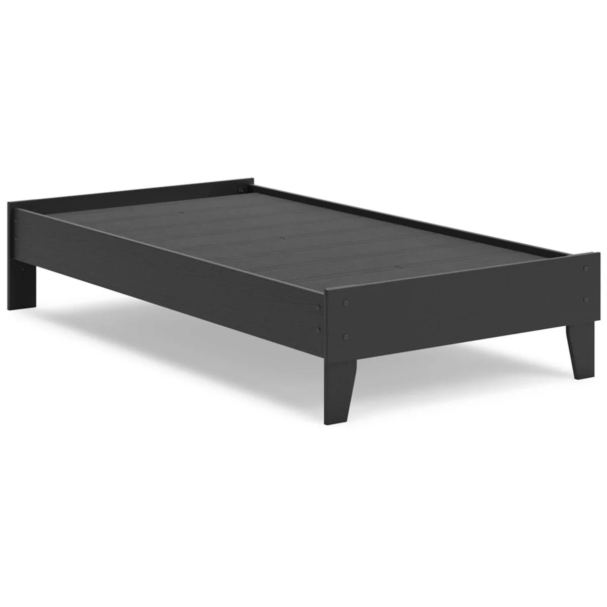 Socalle Twin Platform Bedframe in Black - Image 2