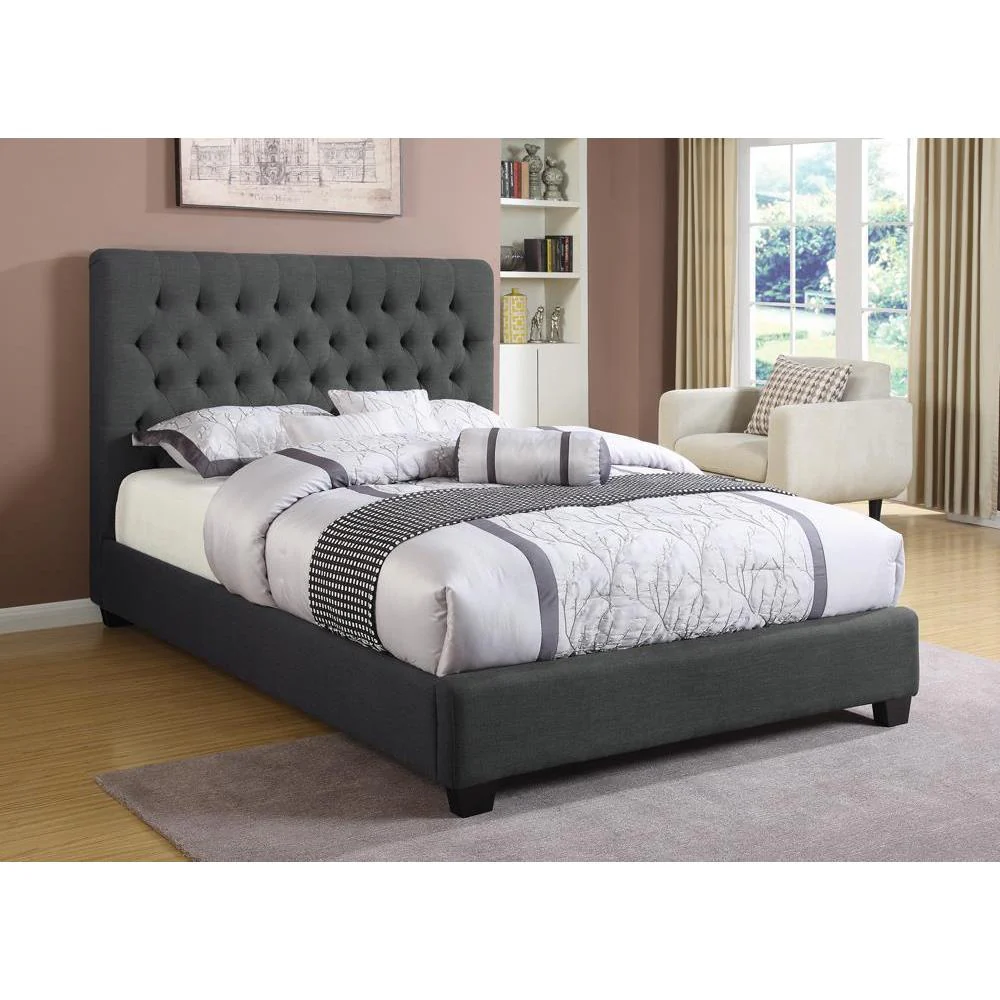 Sofa Upholstered Bed - Eastern King Bed - Gray