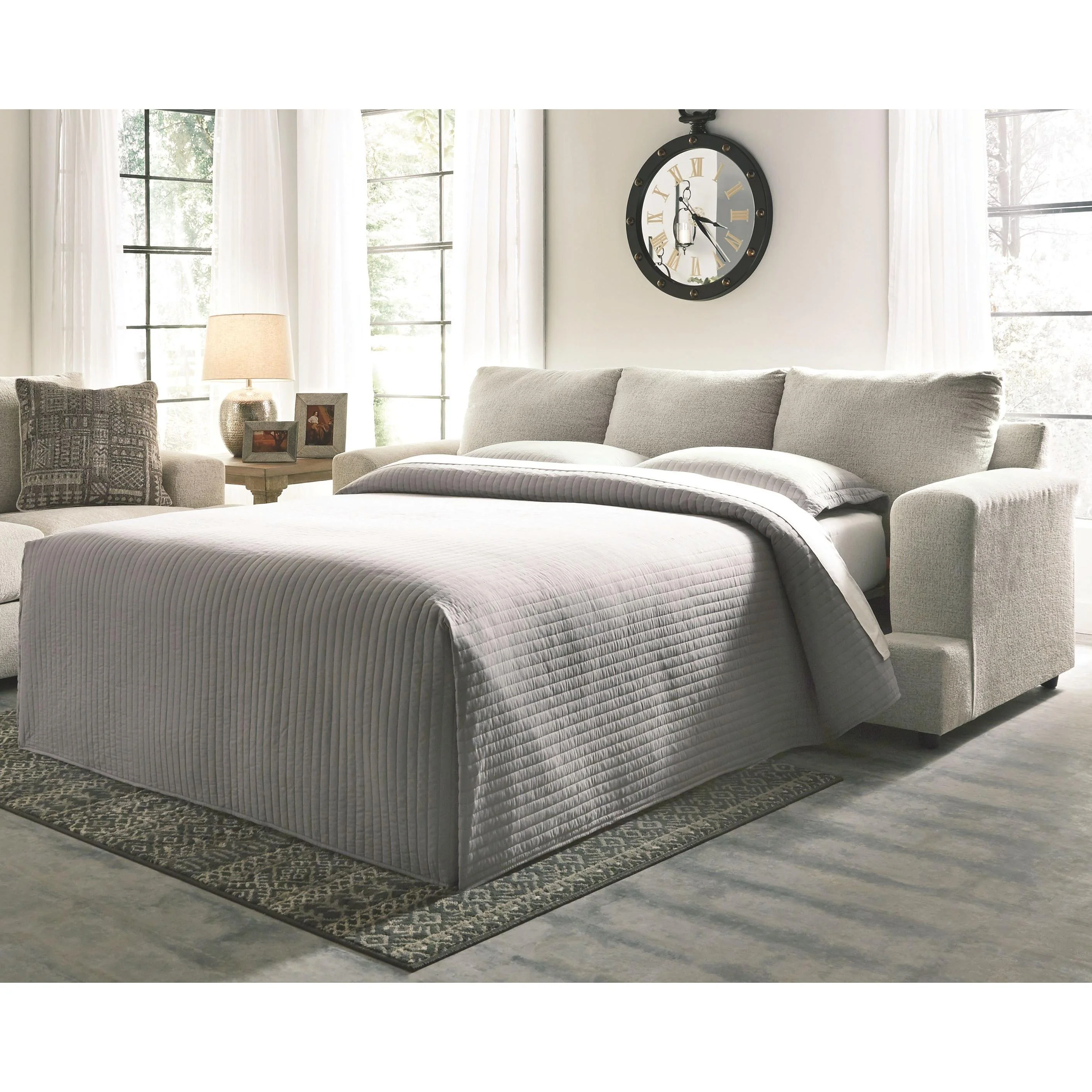 Ashley Soletren Queen Sofa Sleeper in Stone - Image 22