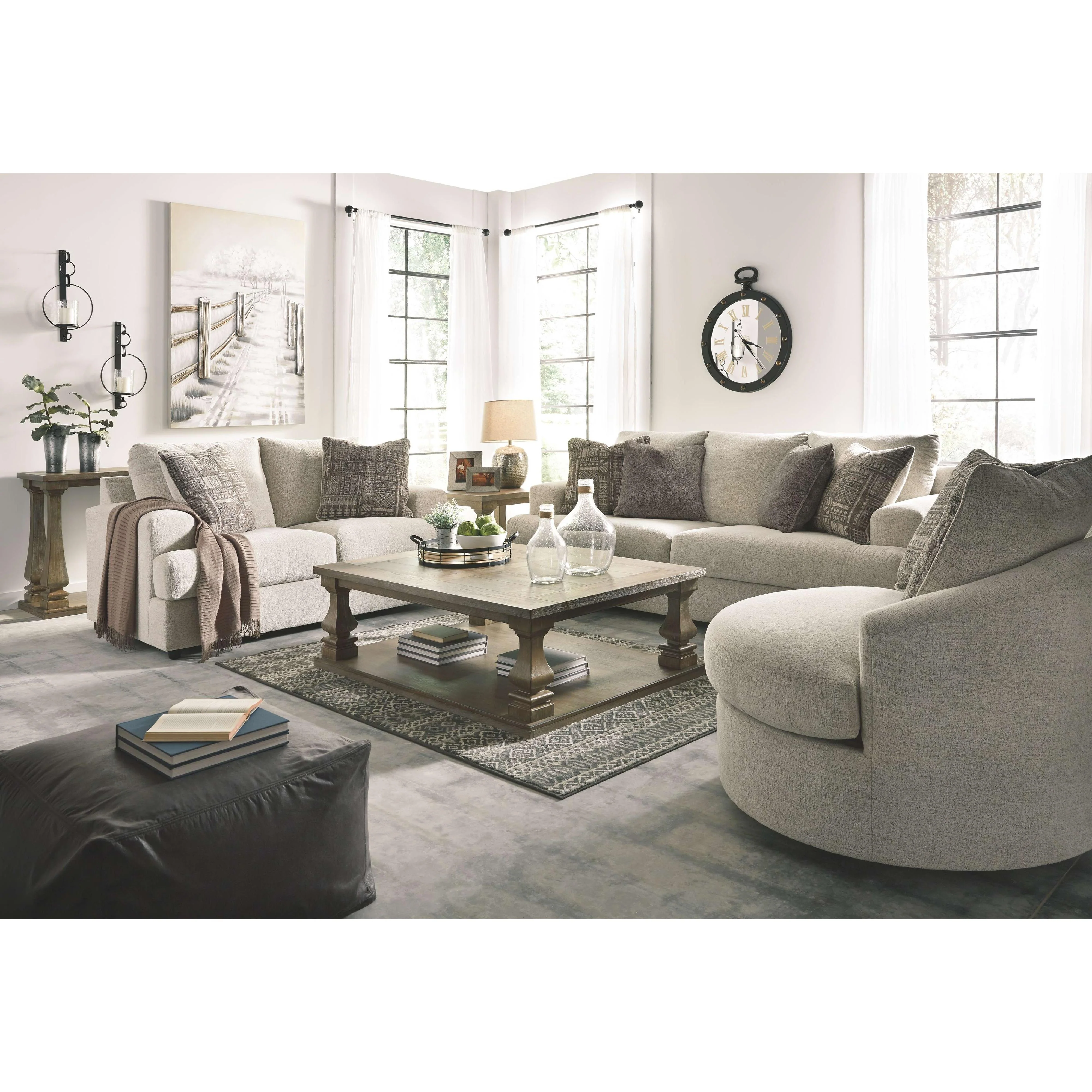 Ashley Soletren Queen Sofa Sleeper in Stone - Image 30