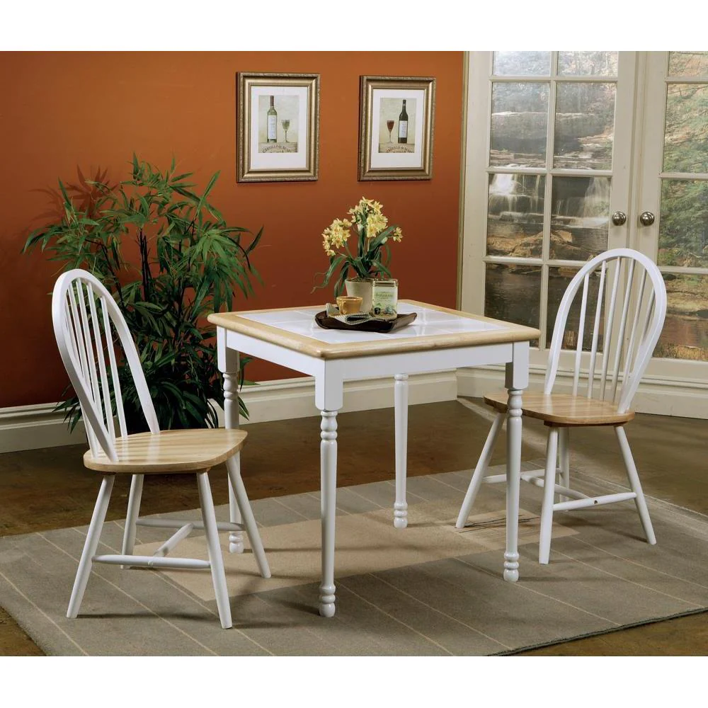 Square Dining Table - White