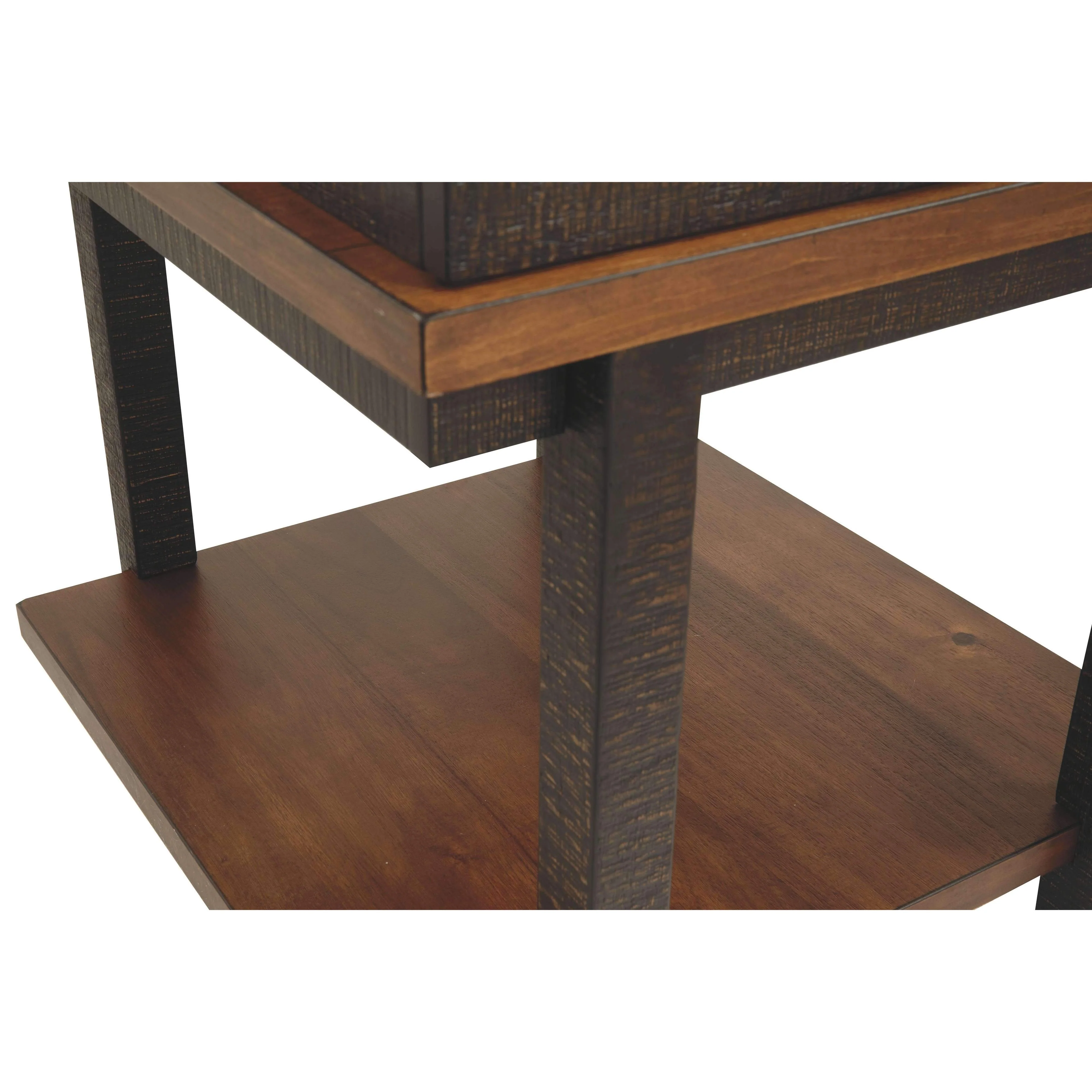 Stanah - Brown / Beige - Rectangular End Table - Image 12