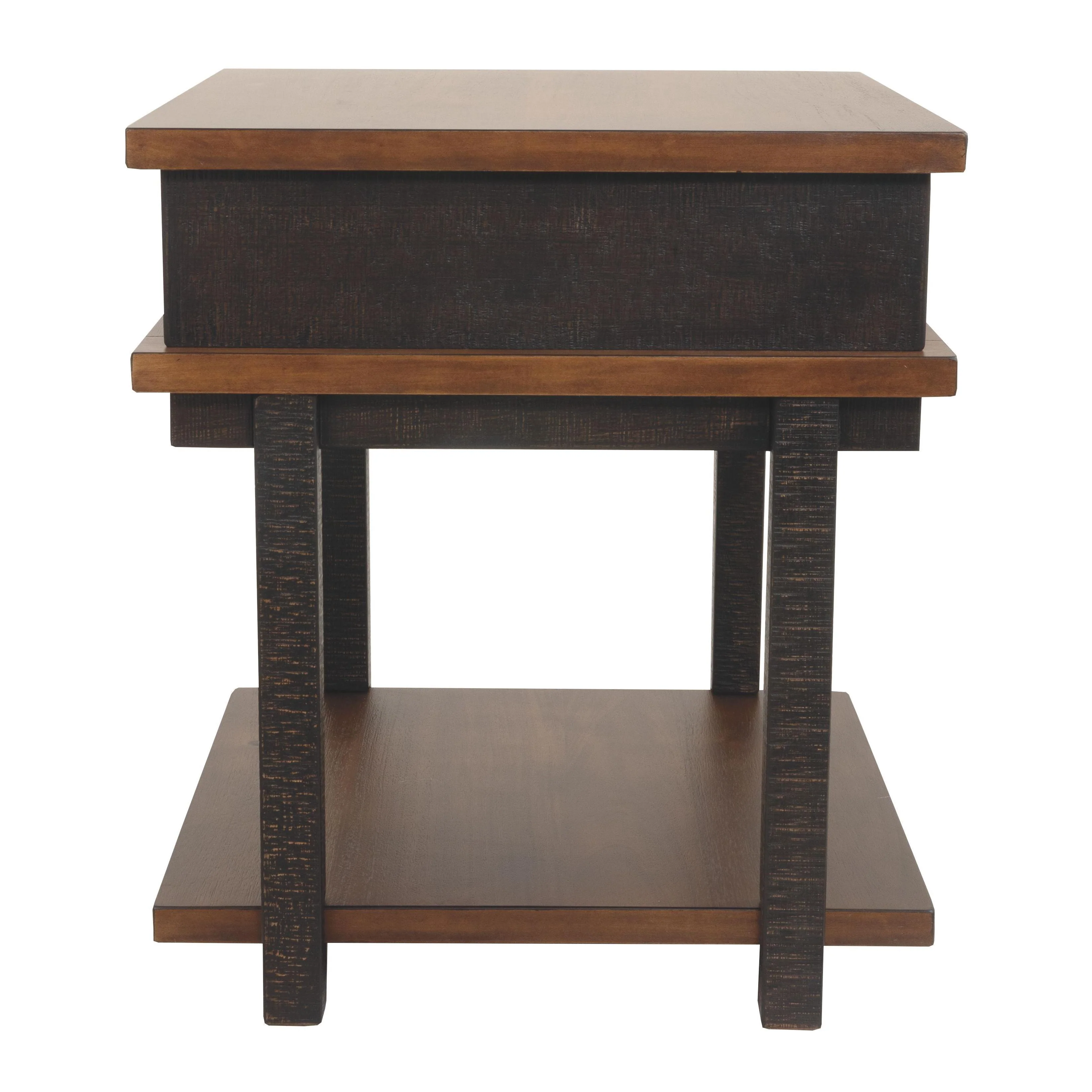Stanah - Brown / Beige - Rectangular End Table - Image 8