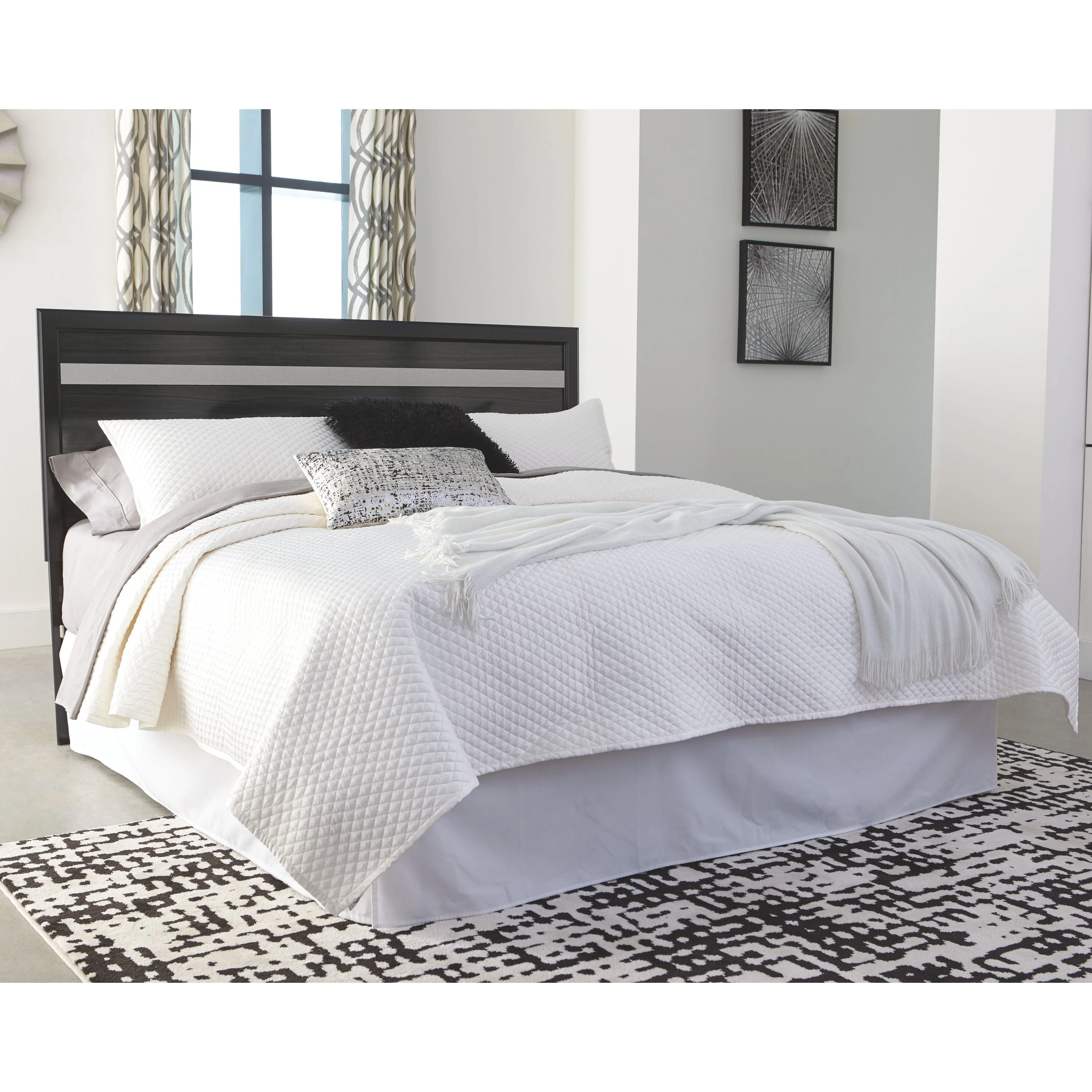 Starberry - Black - King/cal King Panel Headboard - Image 6