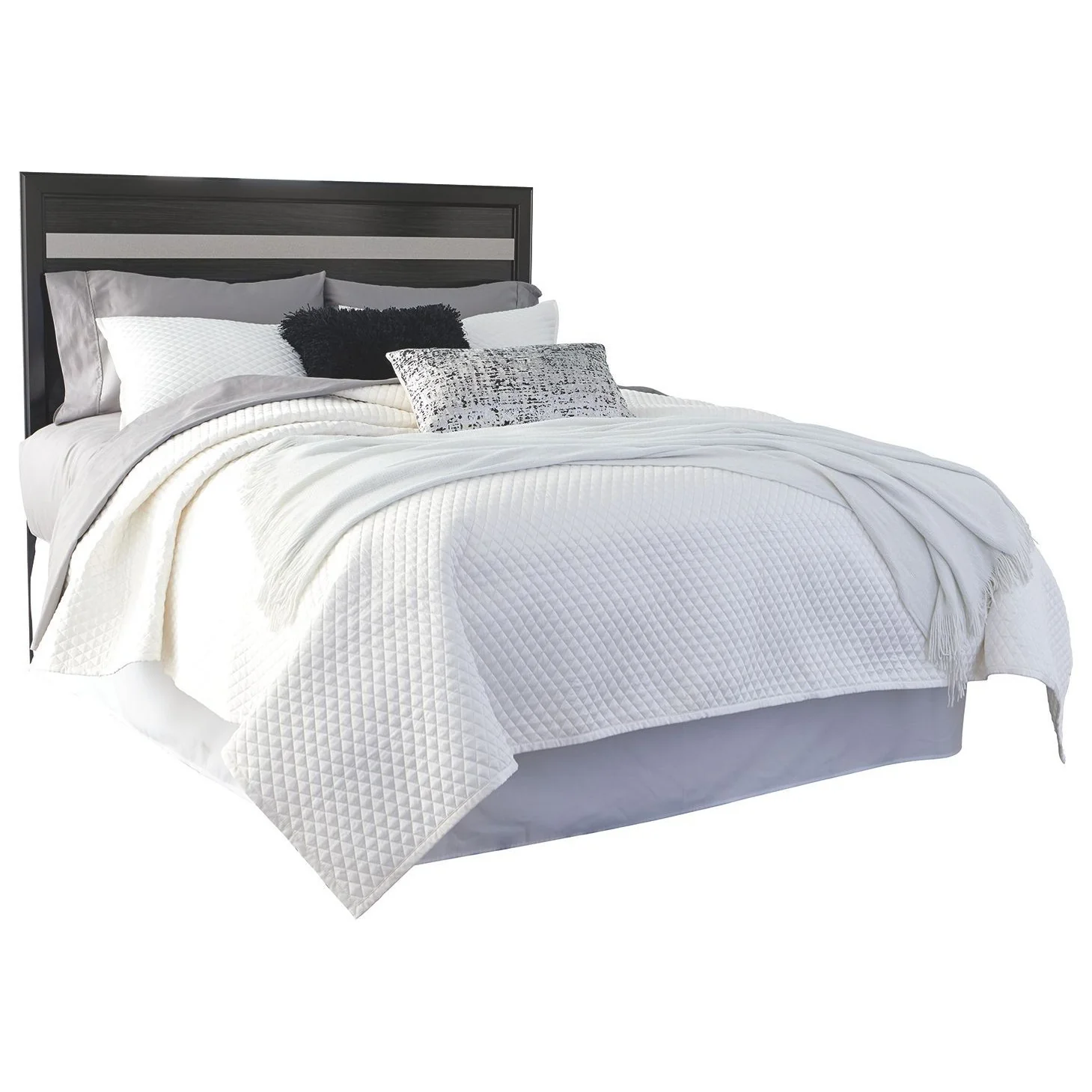 Starberry - Black - Queen Panel Headboard
