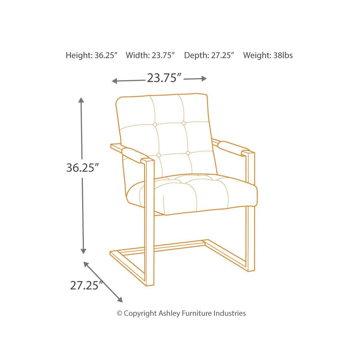 Starmore - Black - Home Office Desk Chair (2/cn) - Image 11